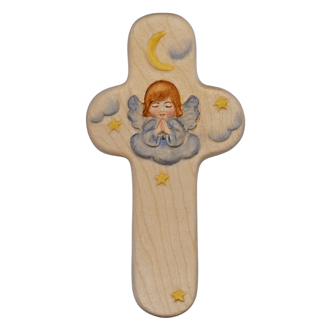 ANGEL - WALL CROSS - WOOD