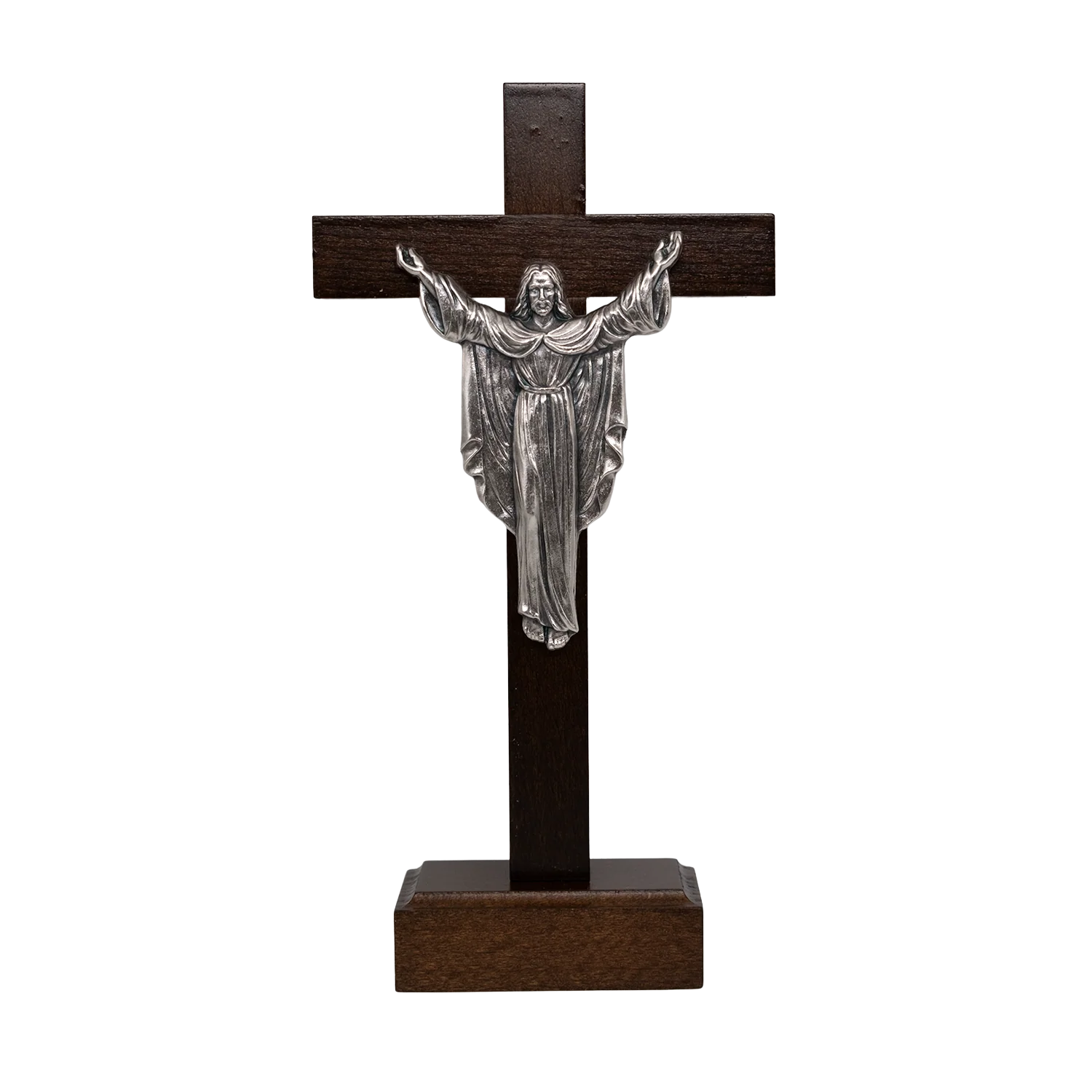 ARISEN CHRIST - STANDING CRUCIFIX - WOOD
