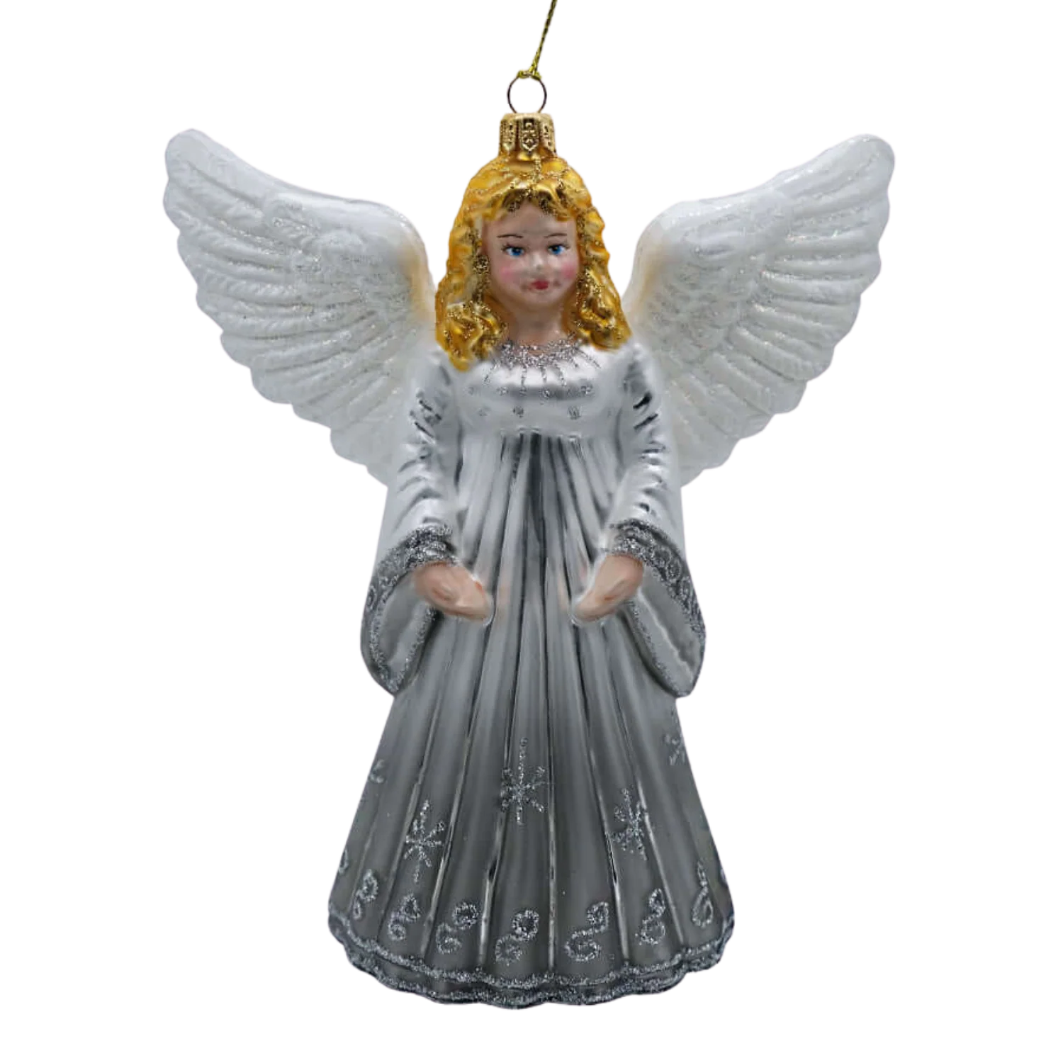 CHRISTMAS ANGEL - CHRISTMAS TREE DECORATION - GLASS