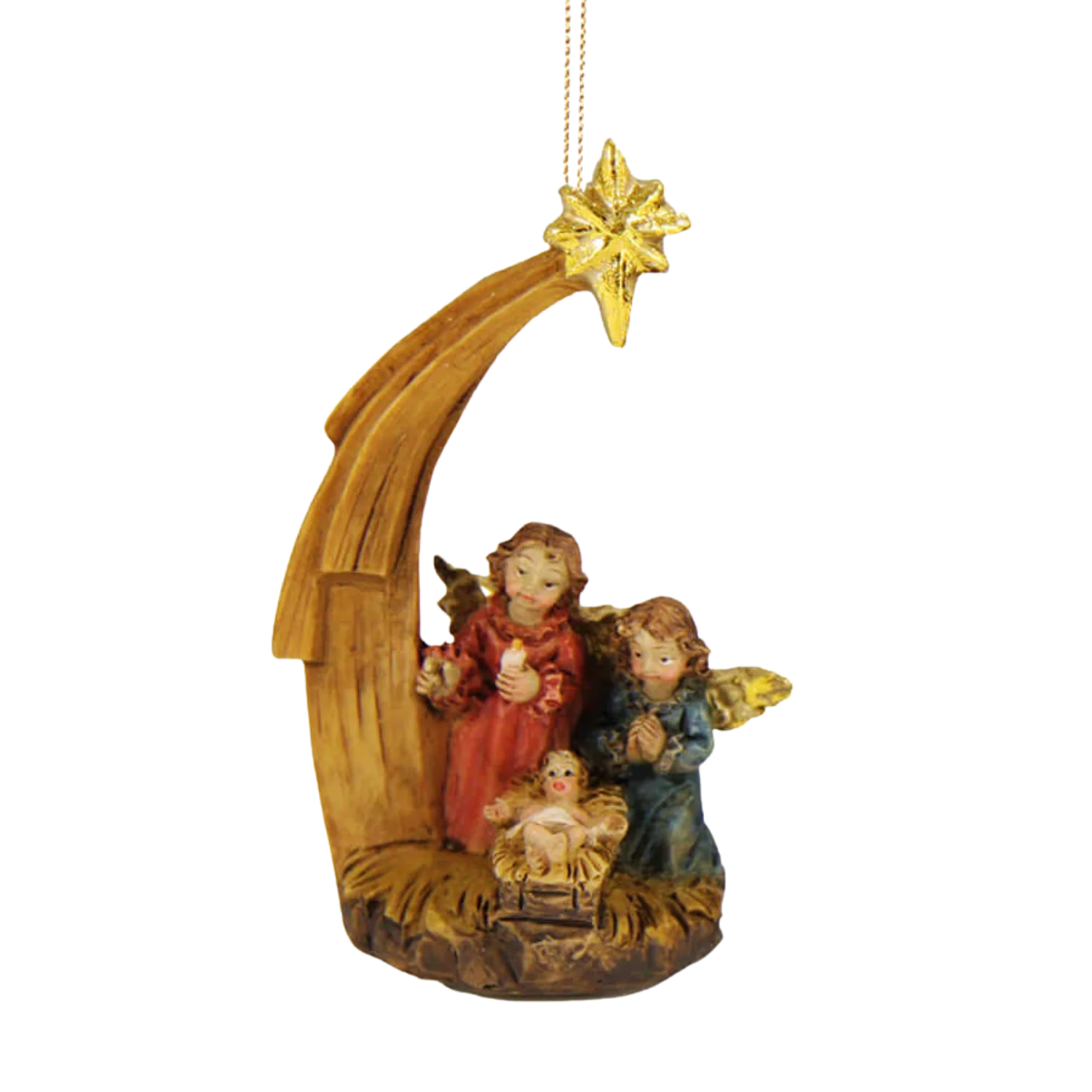 NATIVITY ORNAMENT - CHRISTMAS DECORATION - RESIN