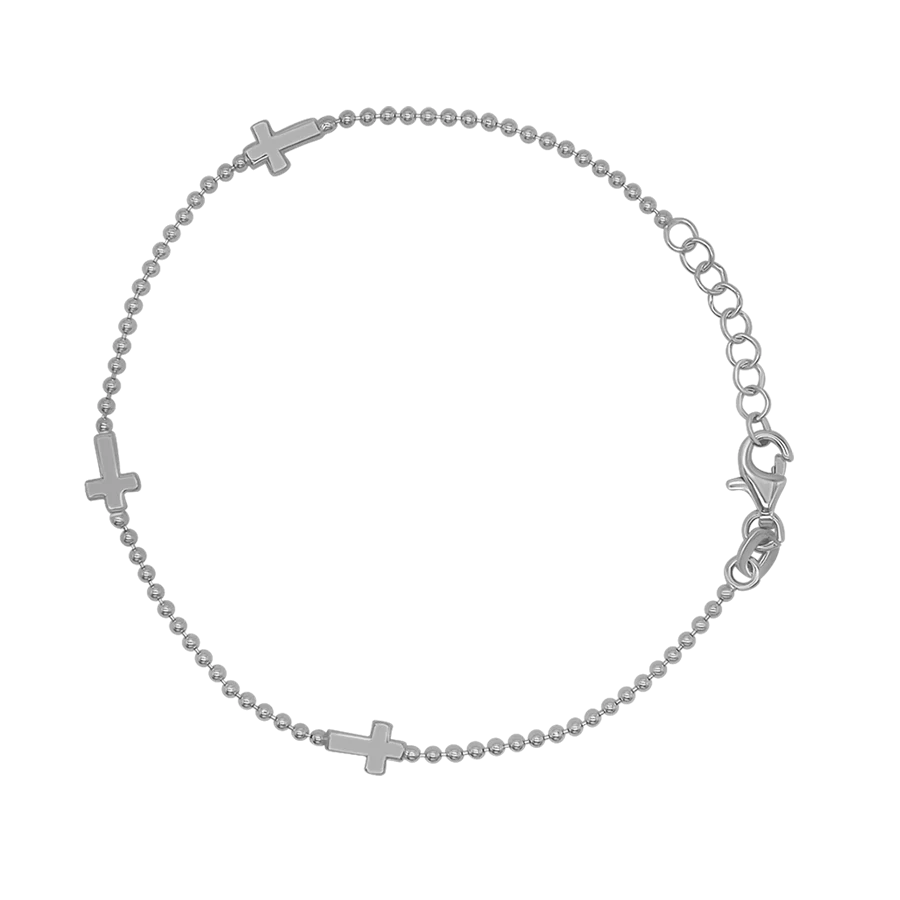 CROSS BRACELET - SILVER