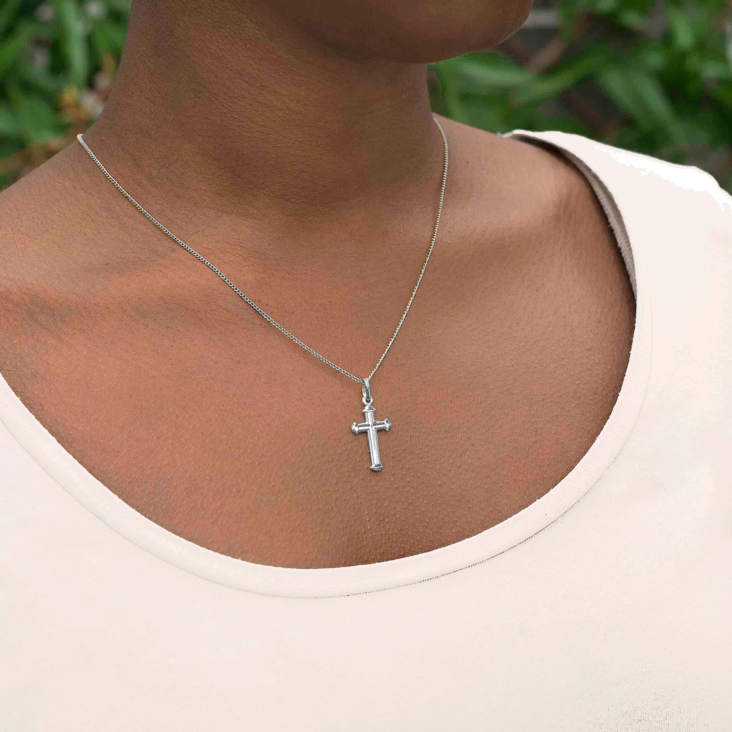 CROSS PENDANT - SILVER - Image 2
