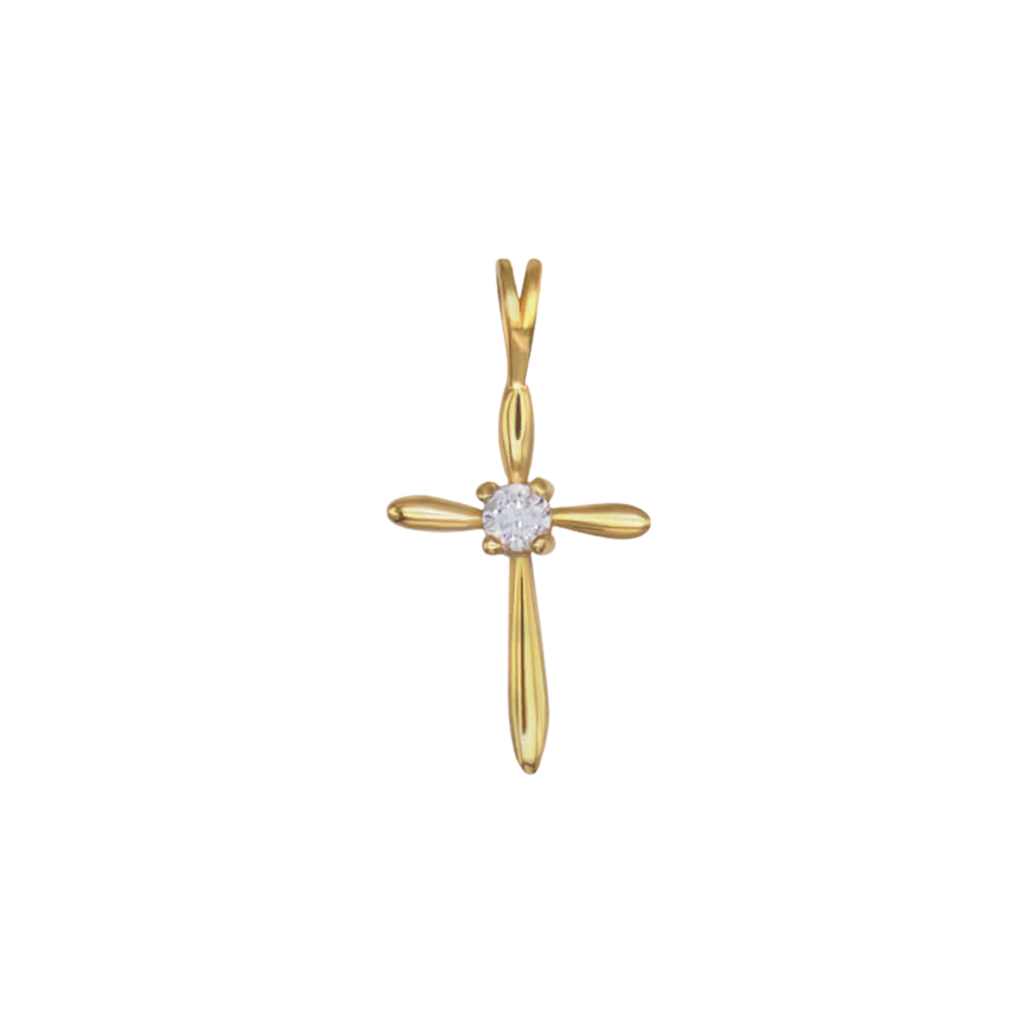 CROSS PENDANT - VERMEIL SILVER