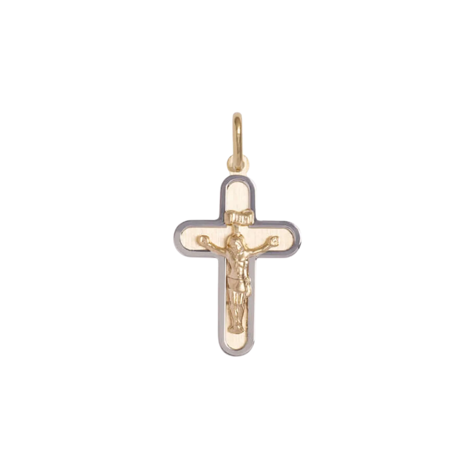 CRUCIFIX PENDANT - VERMEIL SILVER