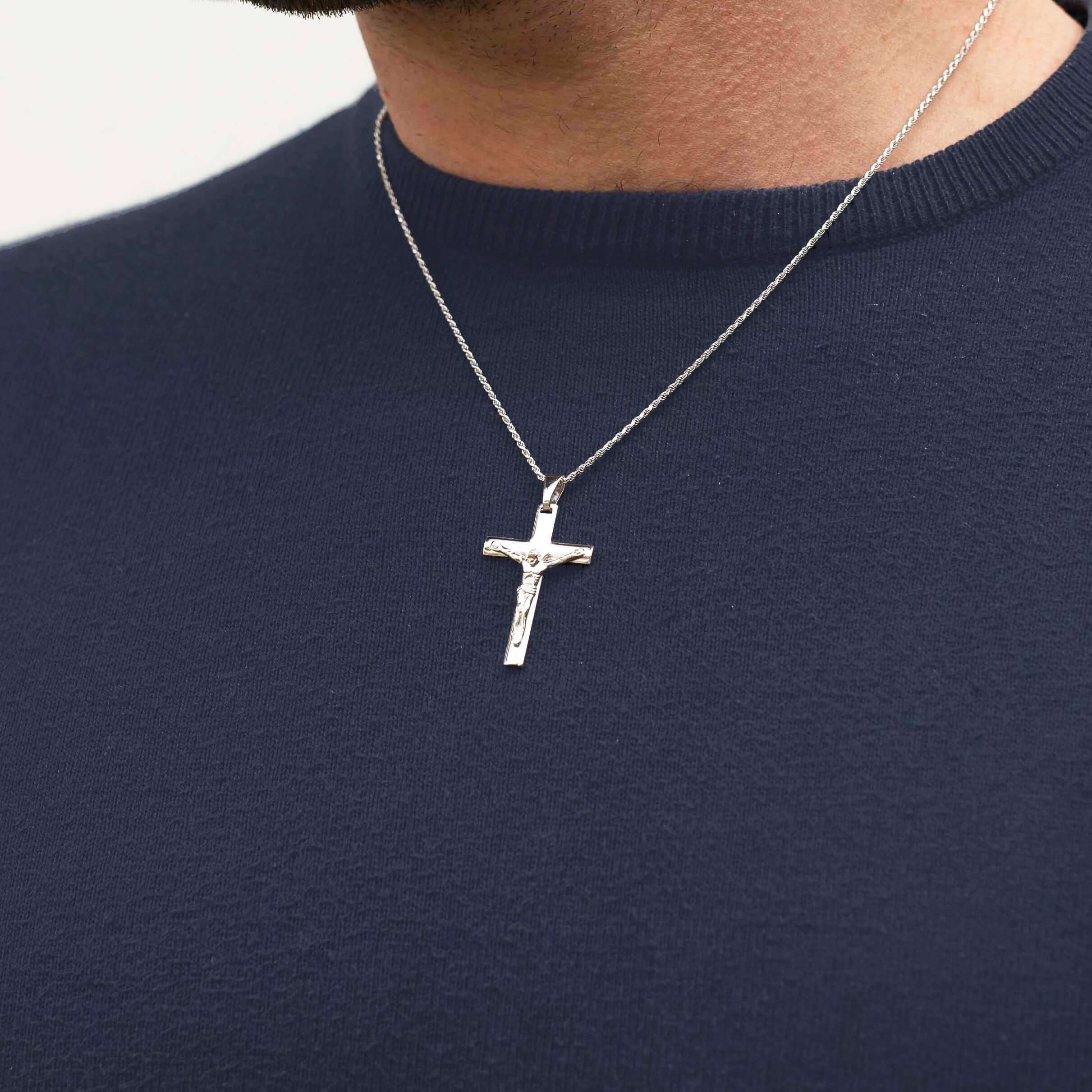 CRUCIFIX PENDANT - SILVER - Image 3