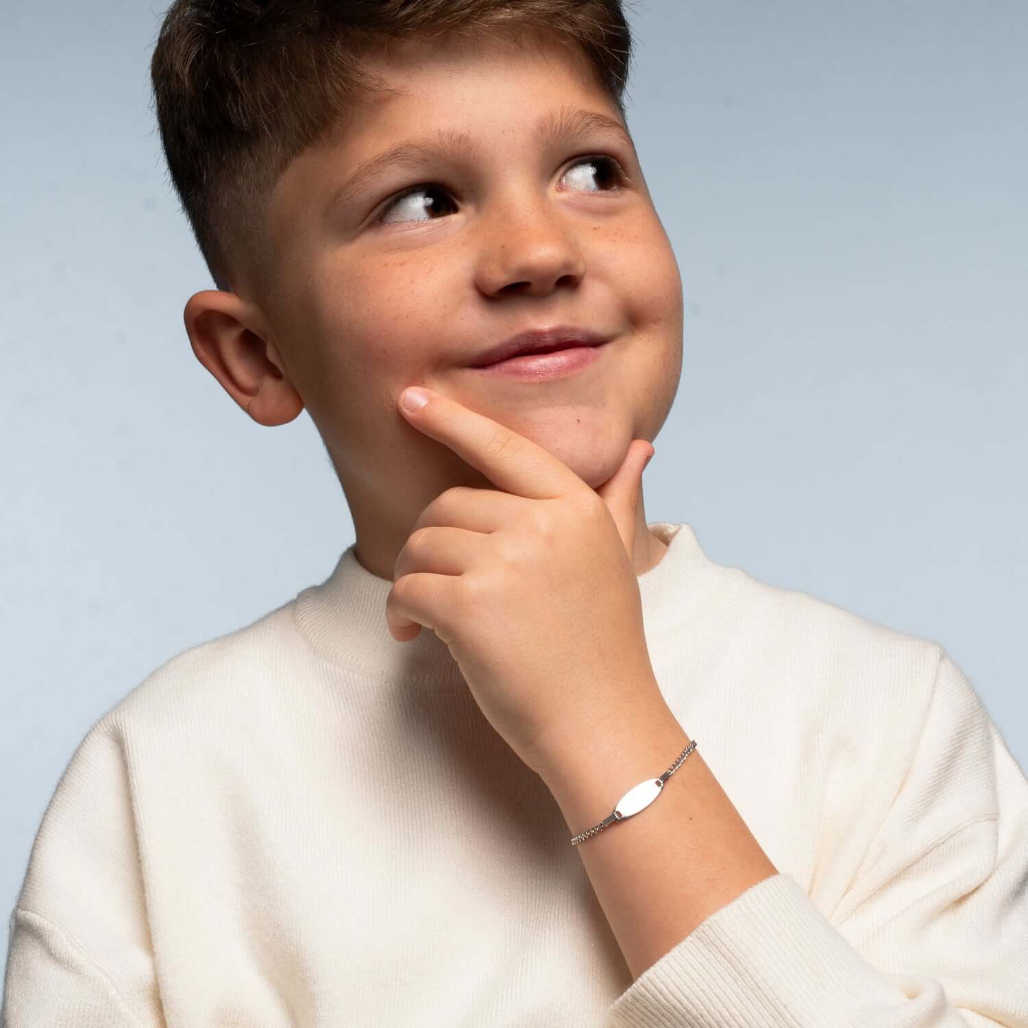 CUSTOMIZABLE BRACELET FOR KIDS - SILVER - Image 2