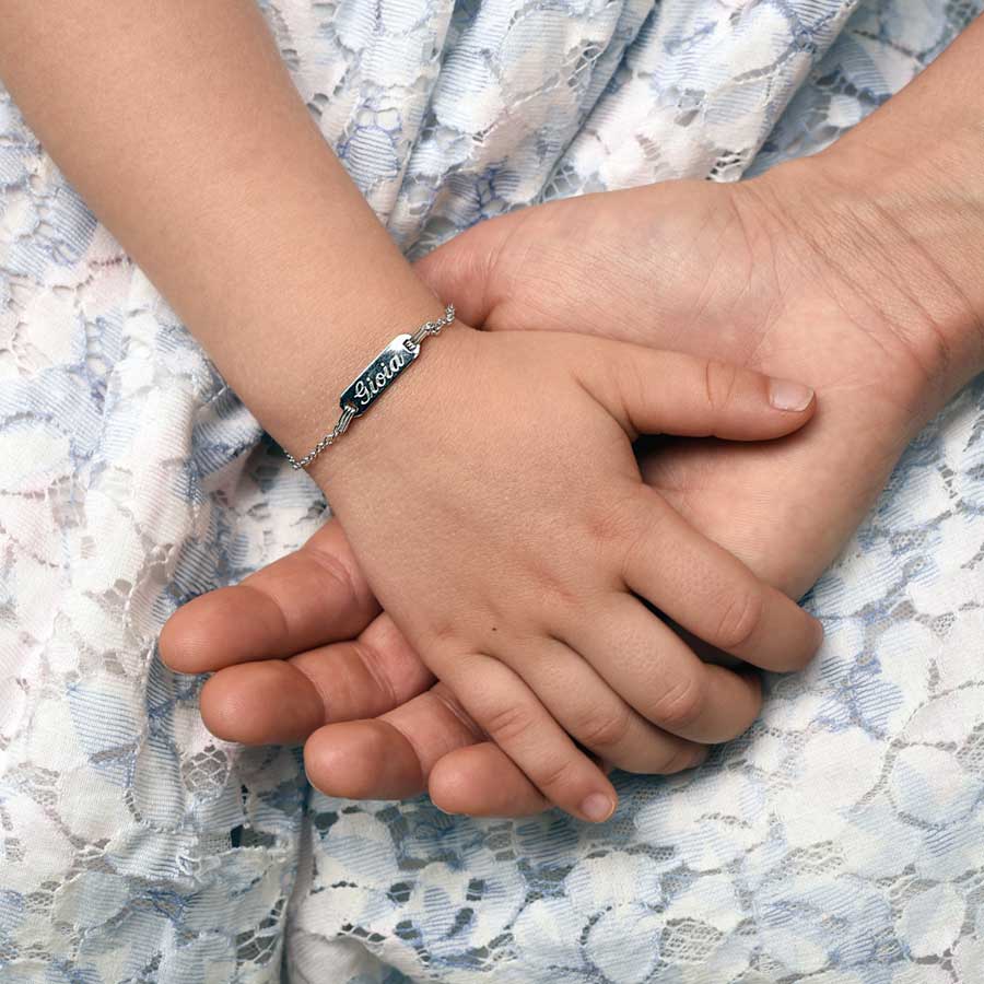 CUSTOMIZABLE BRACELET FOR KIDS - SILVER - Image 2