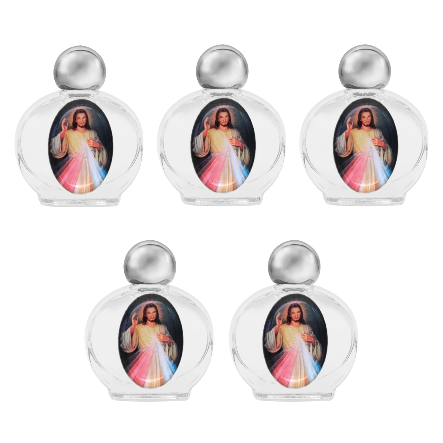 SET OF DIVINE MERCY OF JESUS - HOLY WATER - Image 3