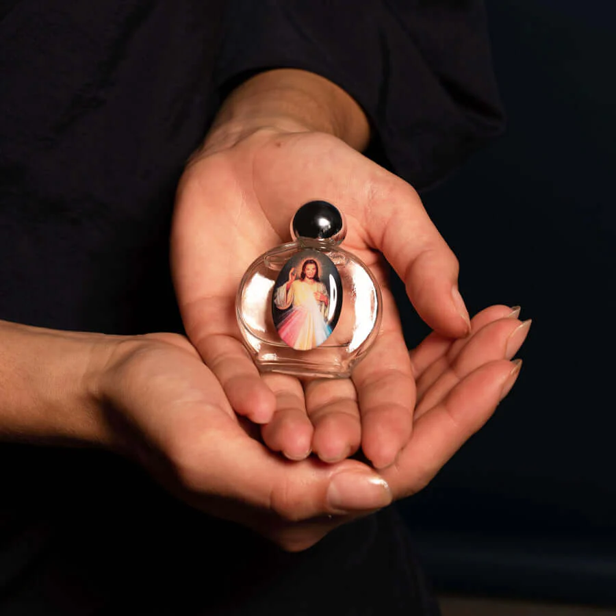 SET OF DIVINE MERCY OF JESUS - HOLY WATER - Image 4