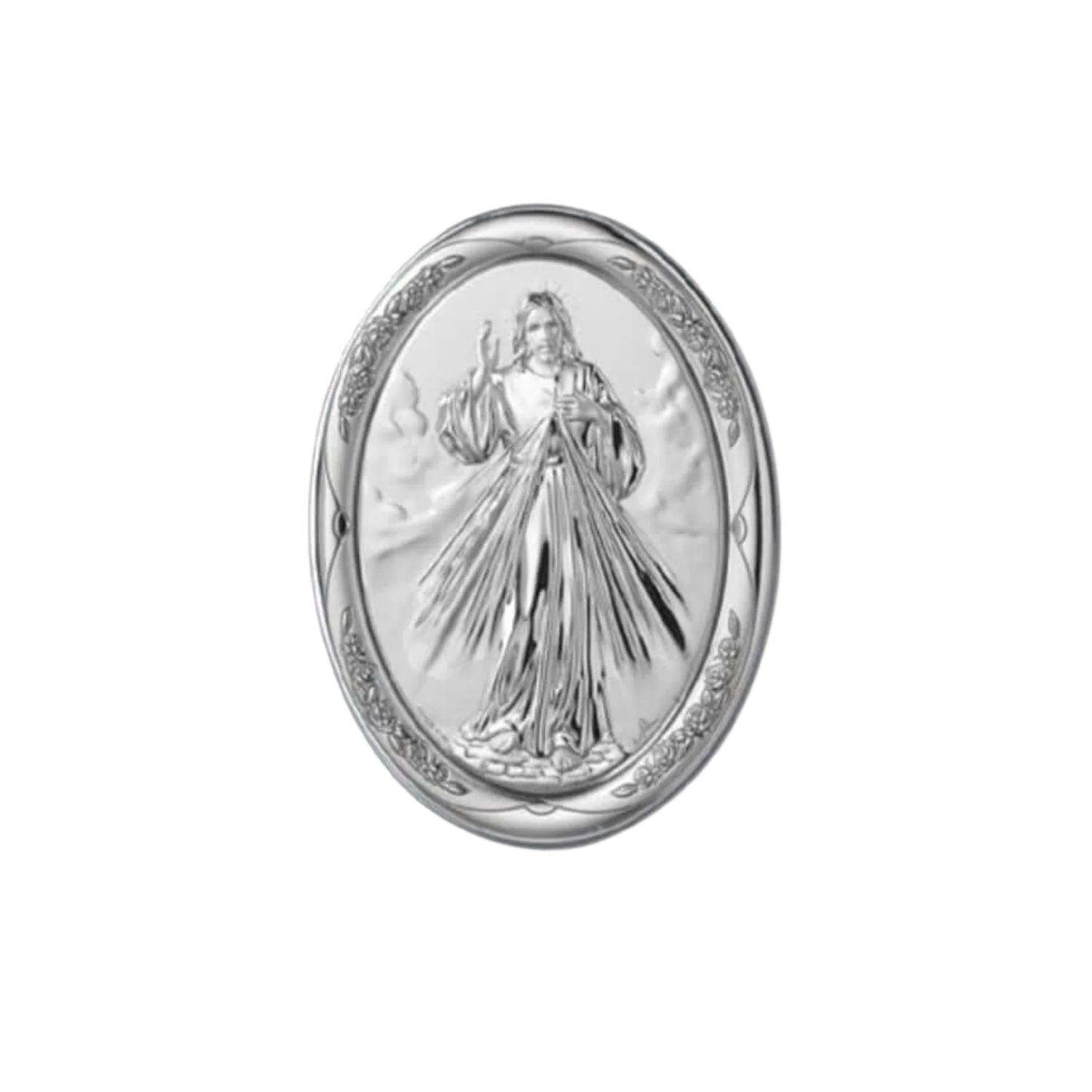 DIVINE MERCY - PICTURE - SILVER