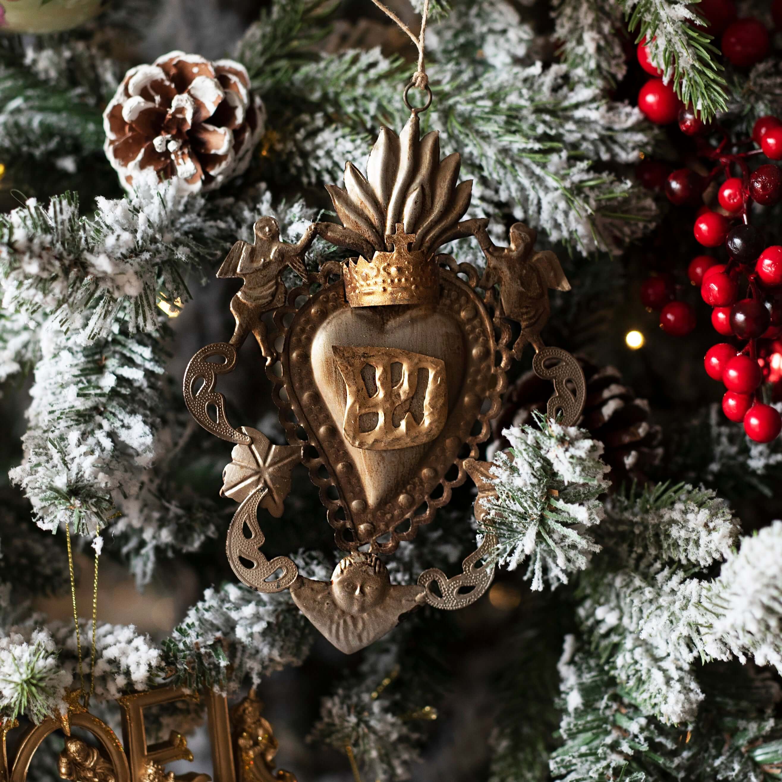 EX VOTO - CHRISTMAS TREE DECORATION - METAL - Image 2