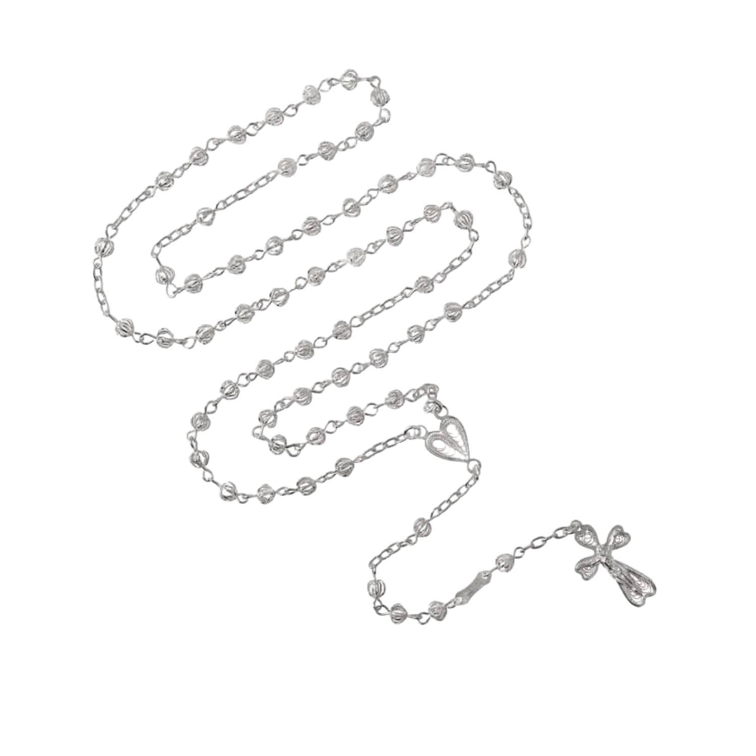 FILIGREE ROSARY - SILVER