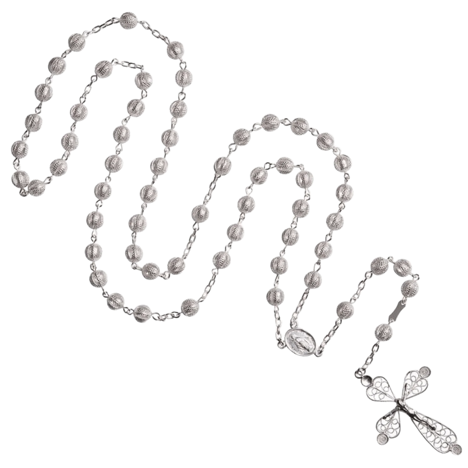 FILIGREE ROSARY - SILVER