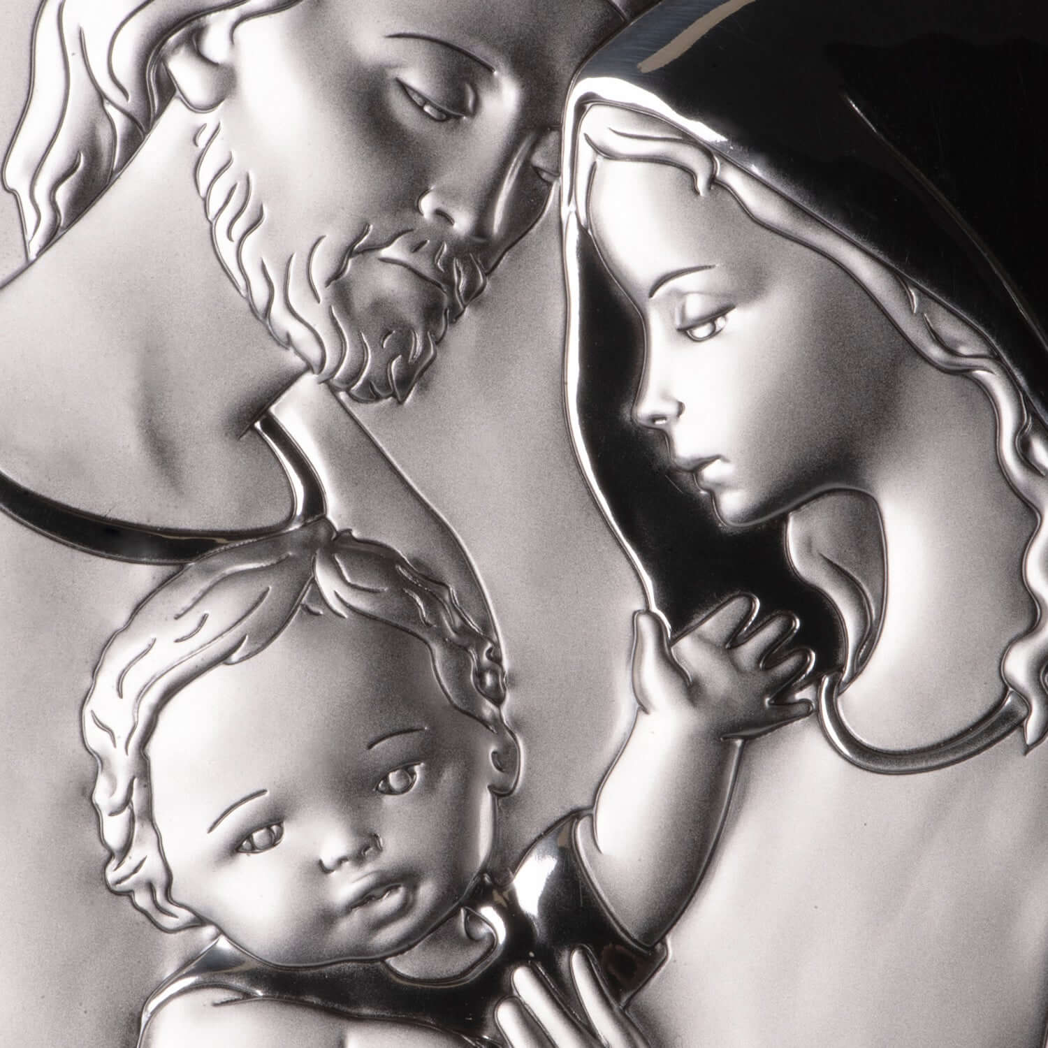 HOLY FAMILY - RELIGIOUS PICTURE - SILVER - Image 3