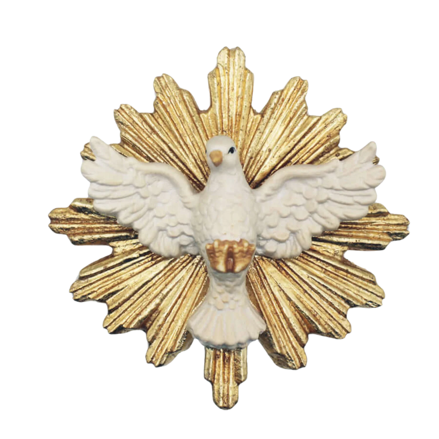 HOLY SPIRIT WITH AURA - WOOD