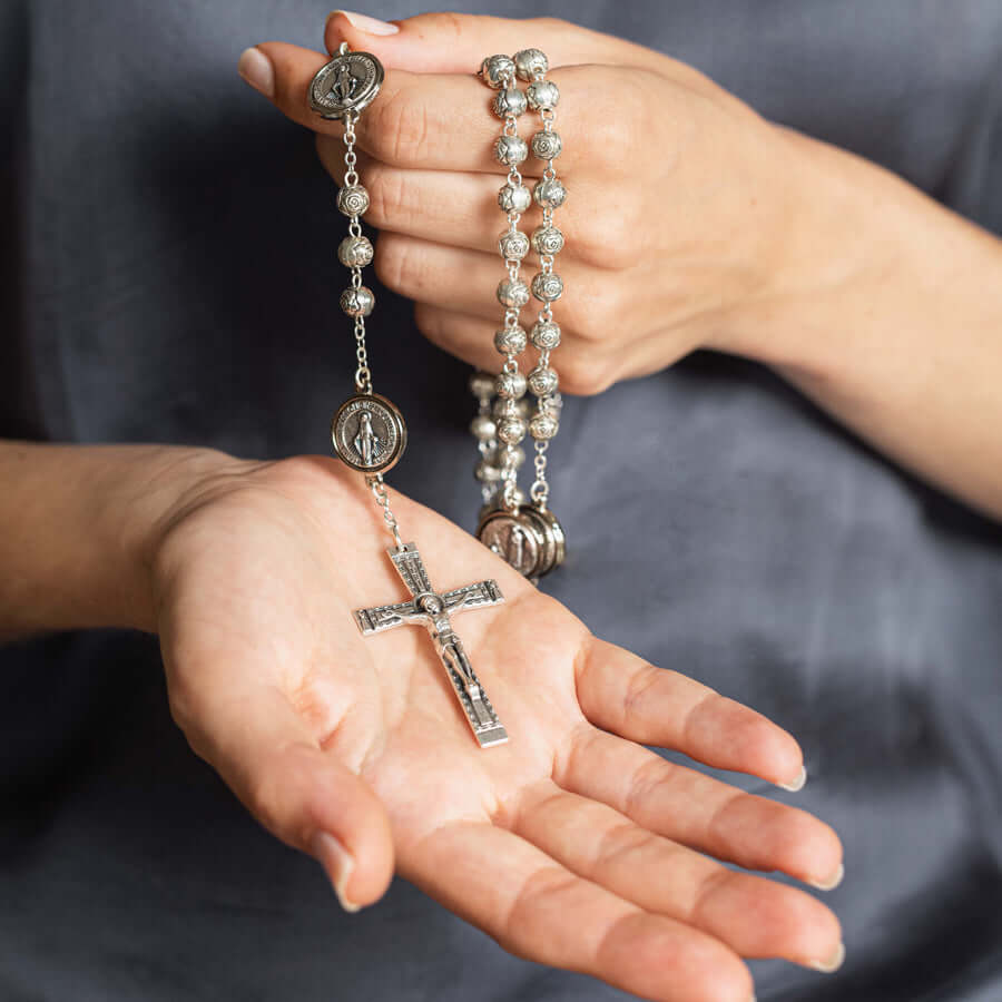 IMMACULATE CONCEPTION - ROSARY - METAL - Image 2