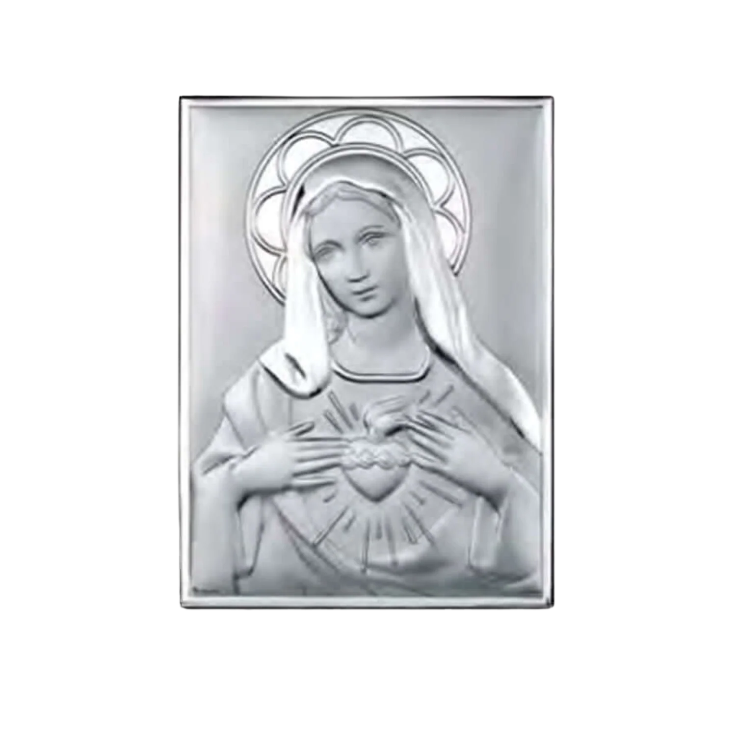 IMMACULATE HEART OF MARY - RELIGIOUS PICTURE - SILVER