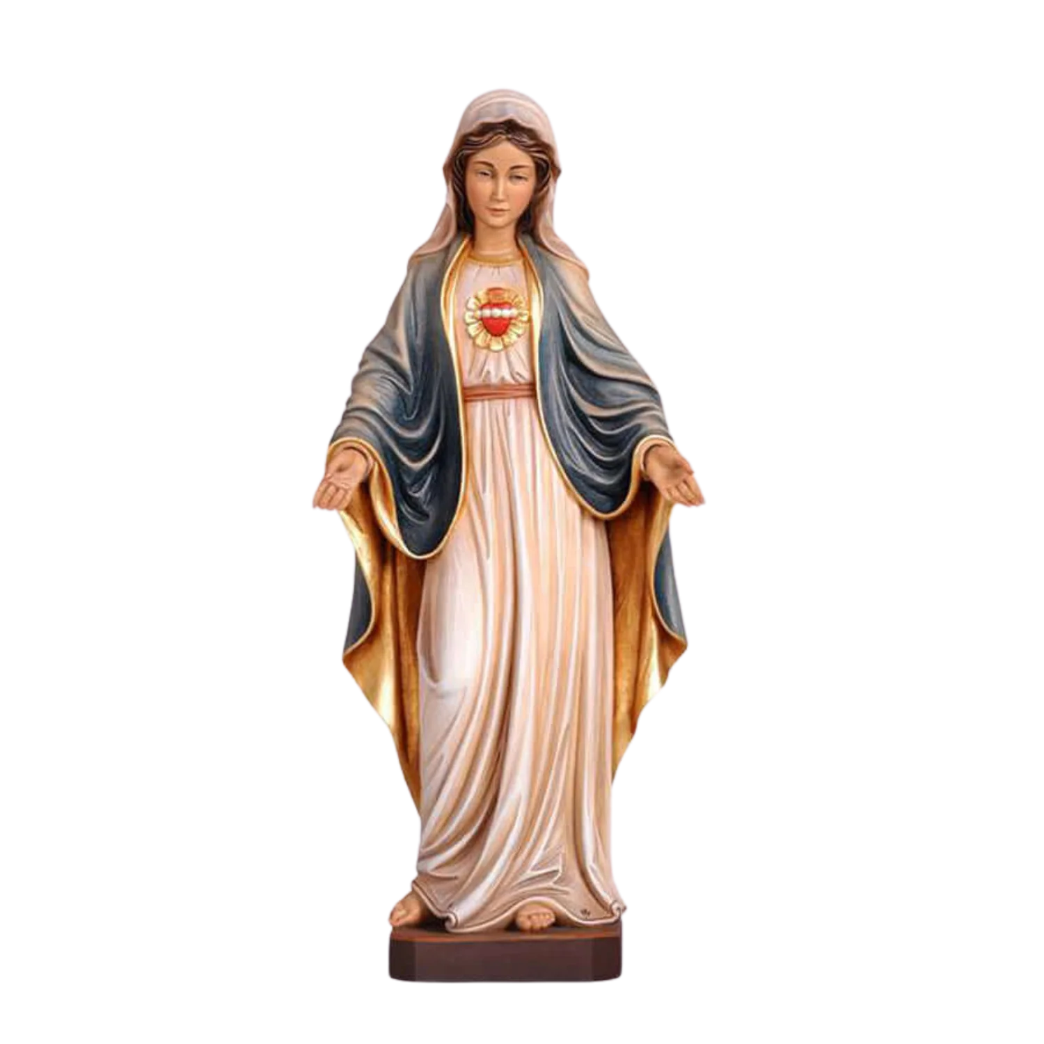 IMMACULATE HEART OF MARY - STATUE - WOOD