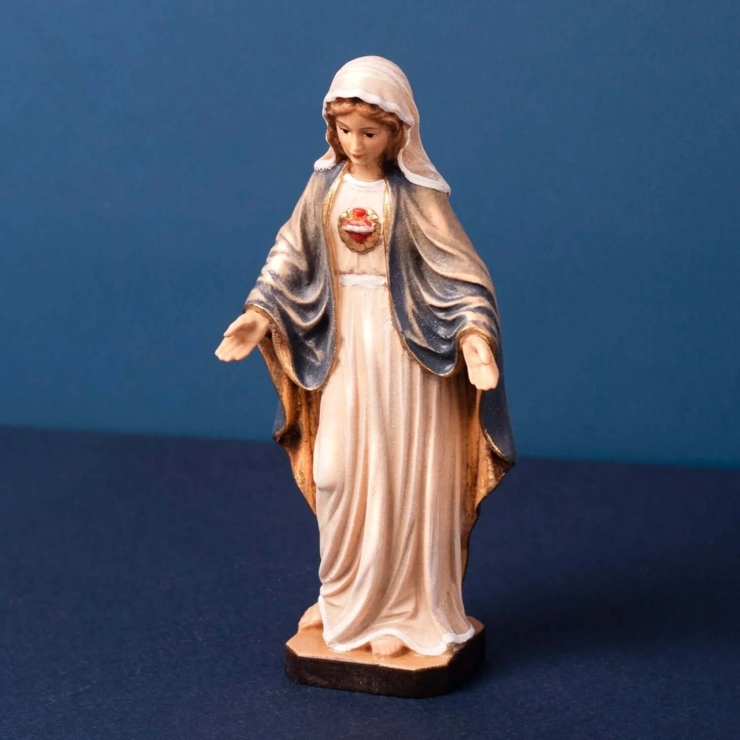 IMMACULATE HEART OF MARY - STATUE - WOOD - Image 5