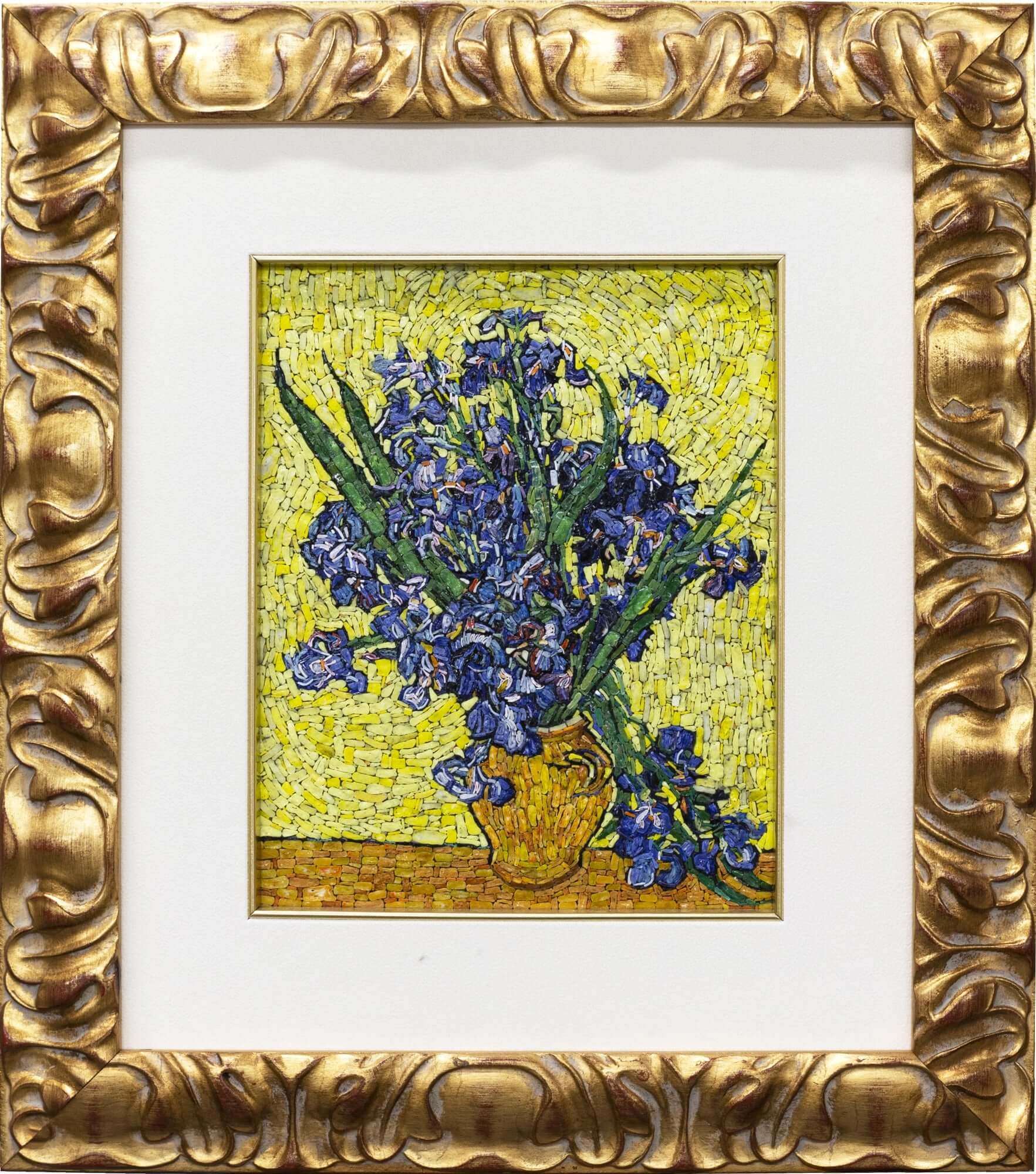 IRISES BY VAN GOGH MOSAIC