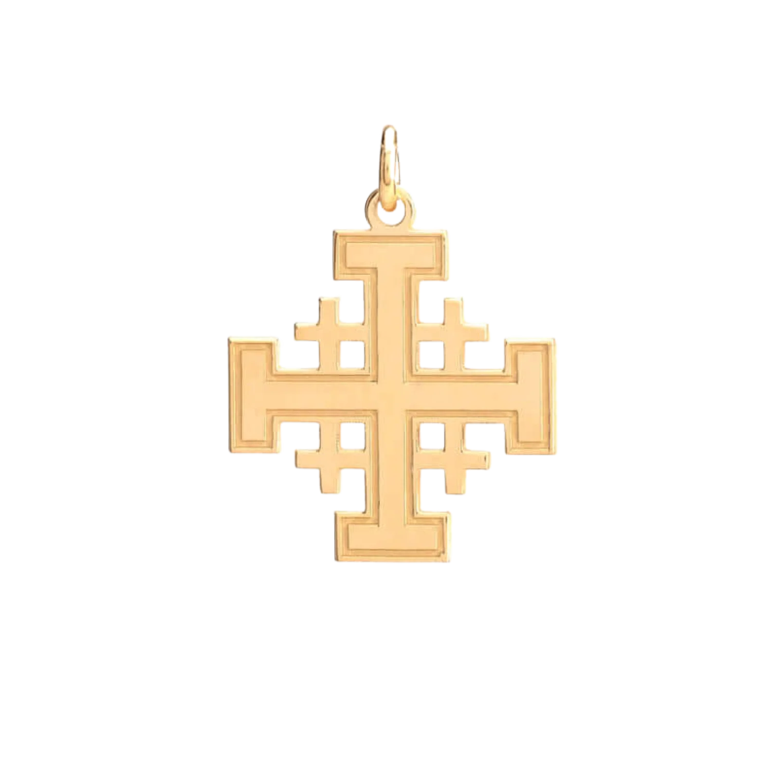 JERUSALEM CROSS - VERMEIL SILVER