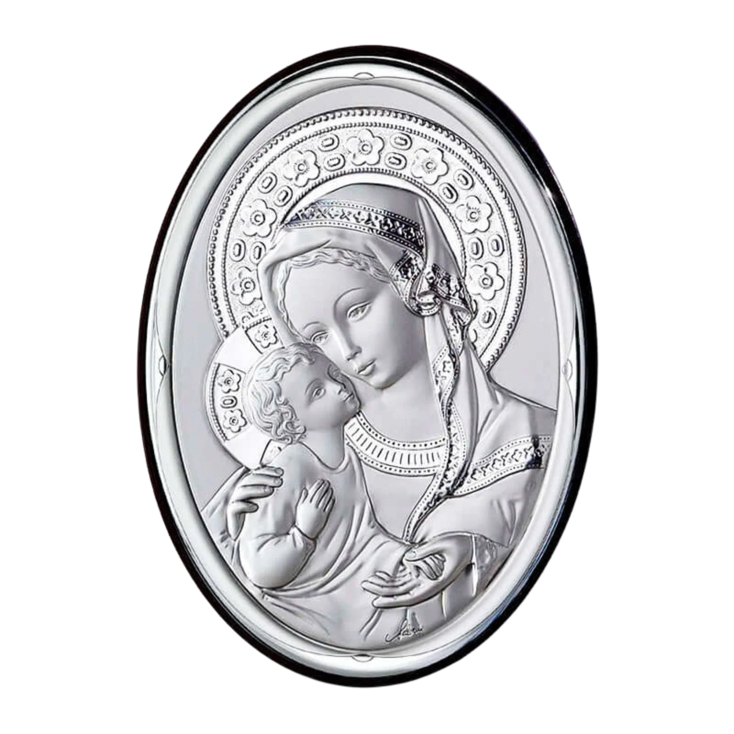 MADONNA WITH CHILD - PICTURE - SILVER