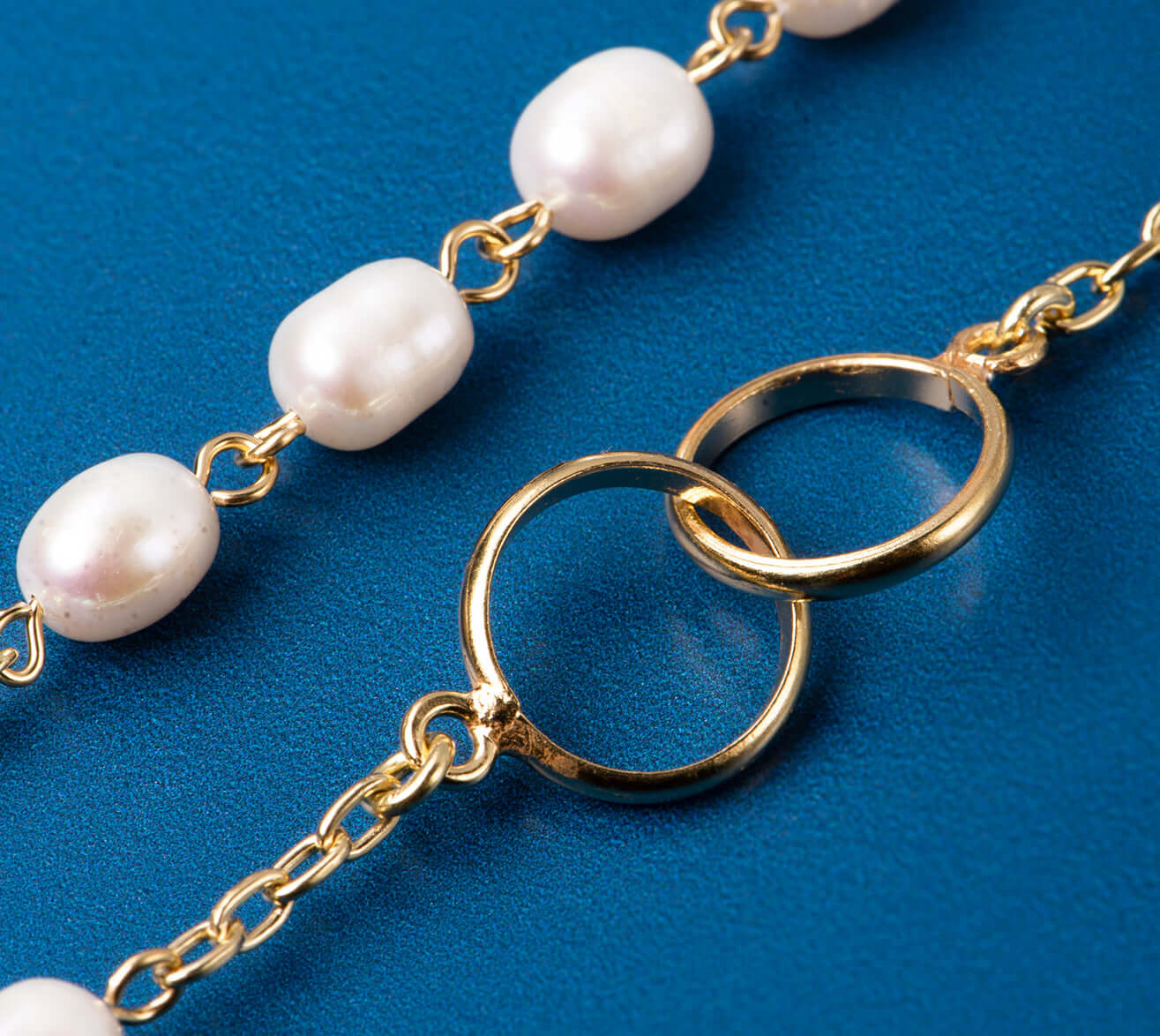 MARRIAGE - PEARL ROSARY - VERMEIL SILVER - Image 4