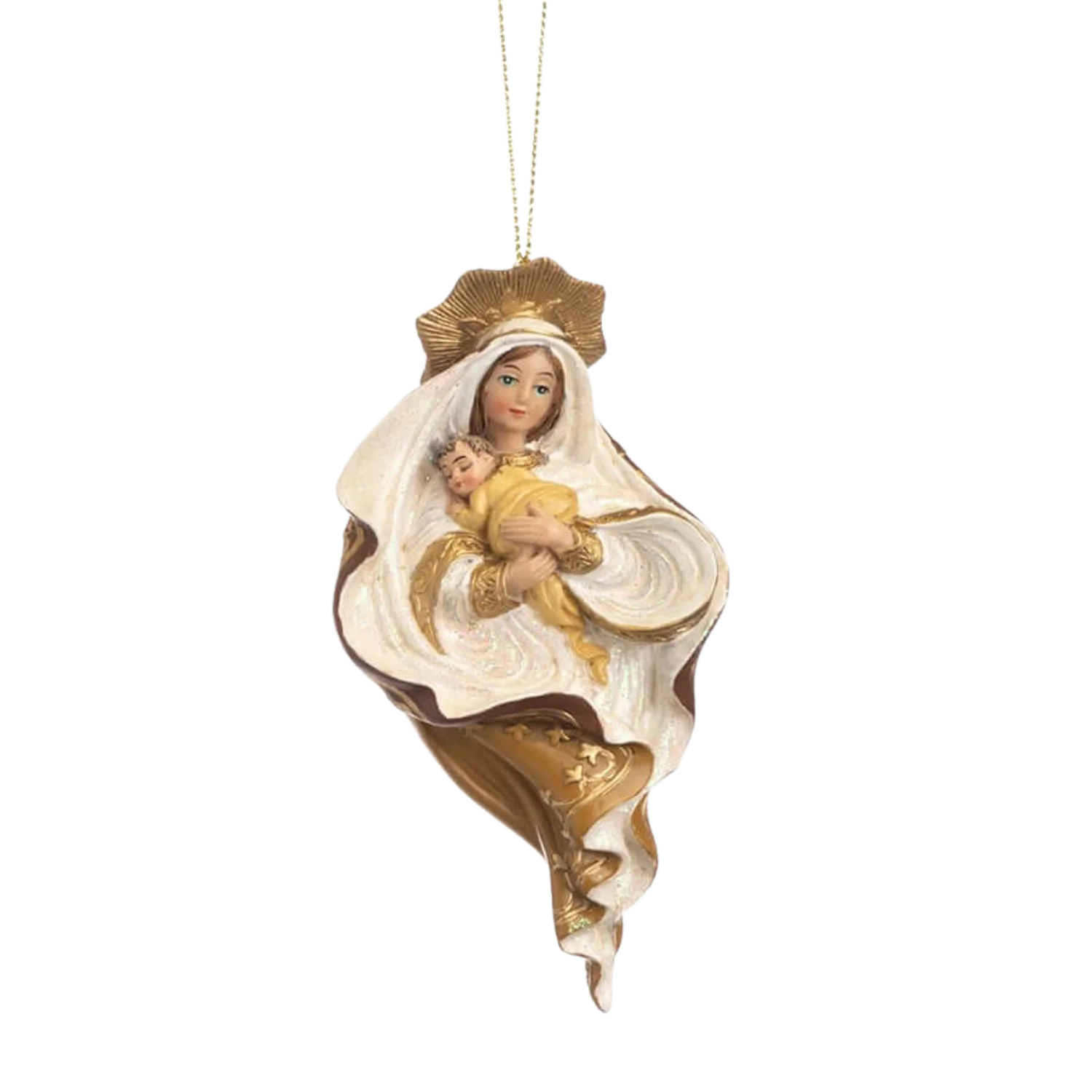 MARY WITH BABY JESUS - CHRISTMAS ORNAMENT