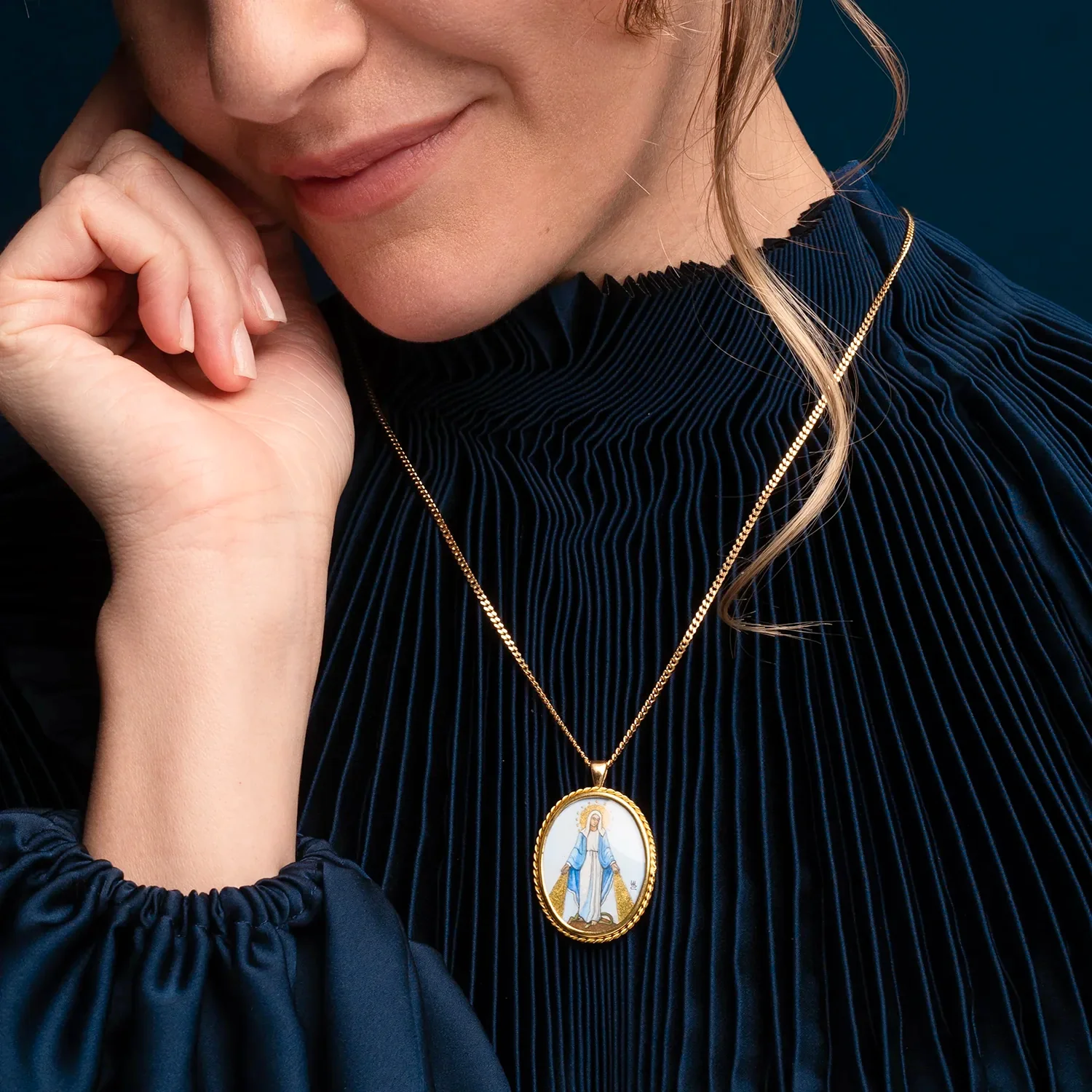 MIRACULOUS MEDAL - NECKLACE - GOLD - Image 2
