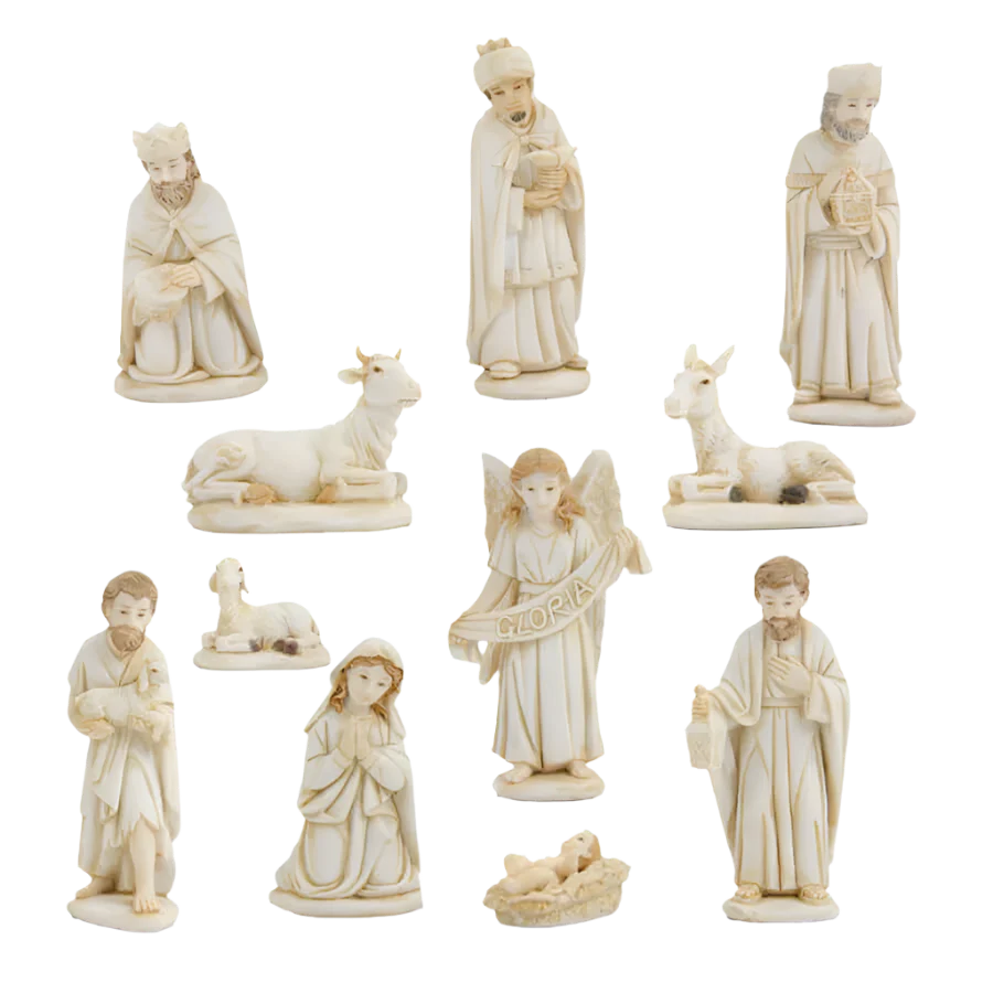 NATIVITY FIGURES - CHRISTMAS - RESIN