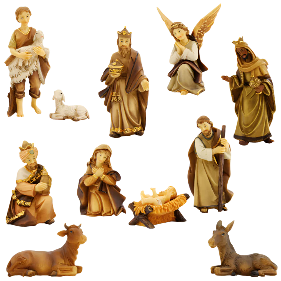 NATIVITY FIGURES - CHRISTMAS NATIVITY - RESIN
