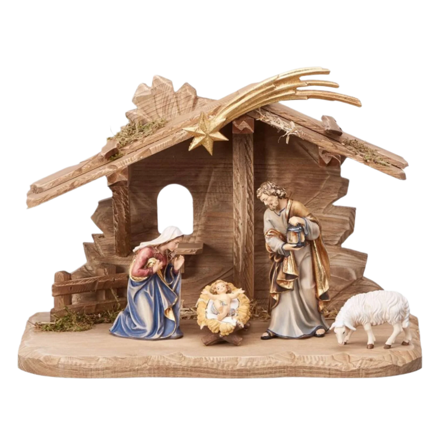 NATIVITY SCENE - CHRISTMAS NATIVITY - WOOD