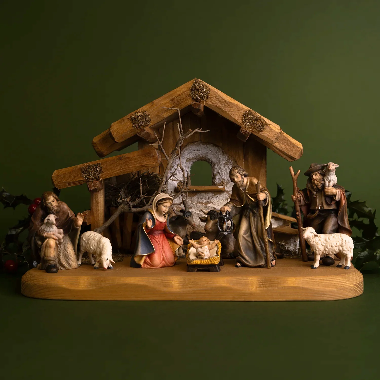 NATIVITY SCENE - CHRISTMAS - WOOD - Image 2