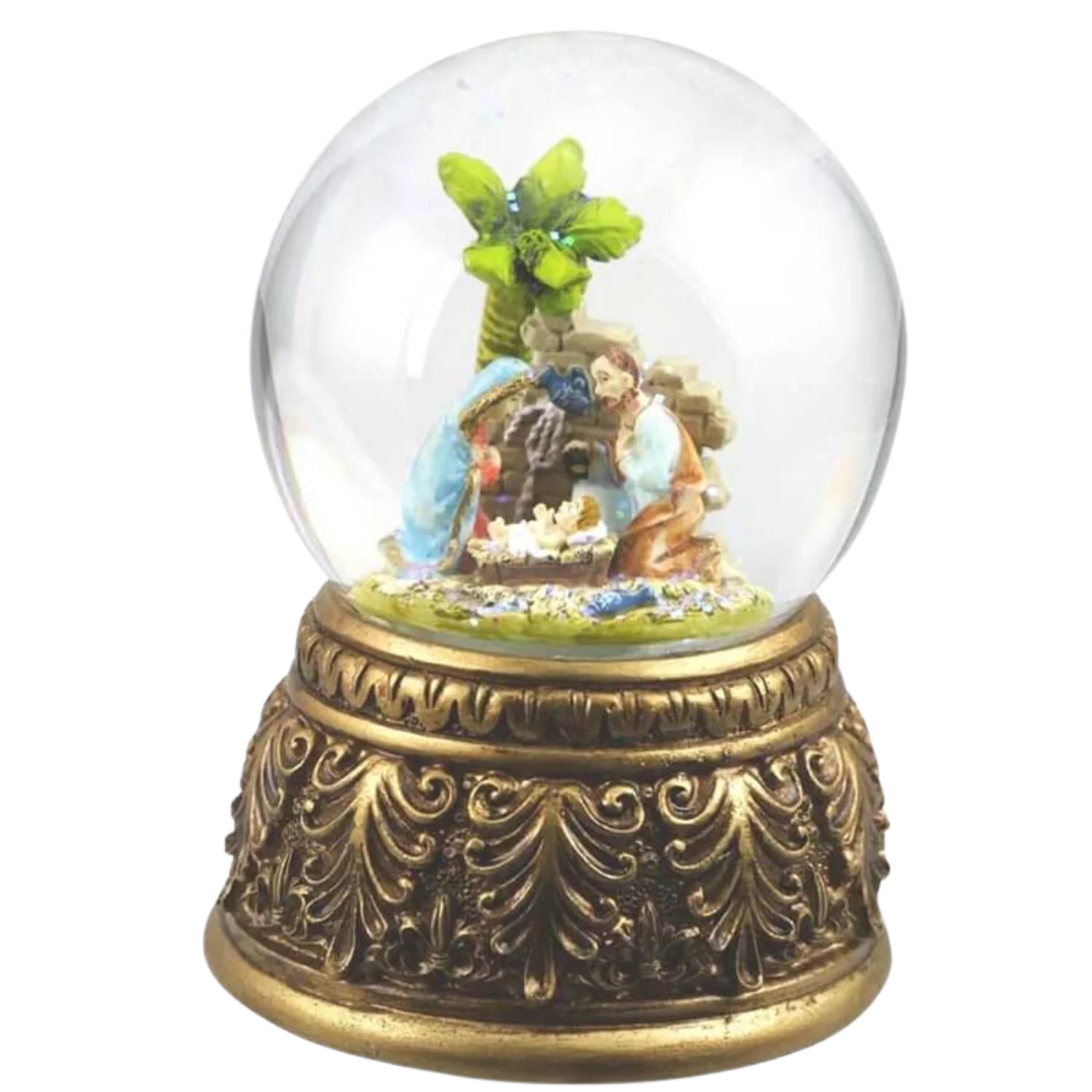 NATIVITY SCENE - MUSICAL SNOW GLOBE