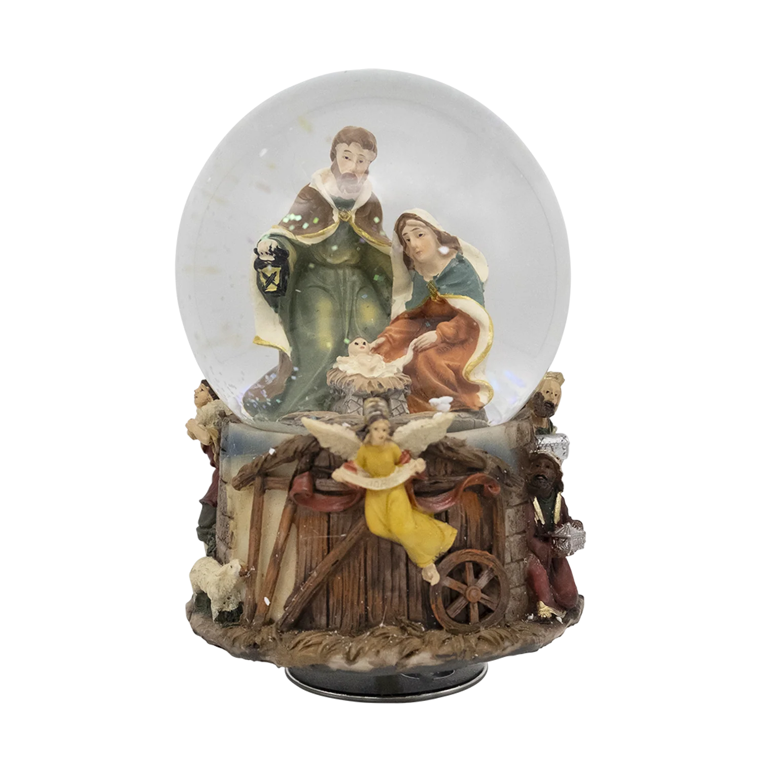NATIVITY SCENE - MUSICAL SNOW GLOBE - CHRISTMAS