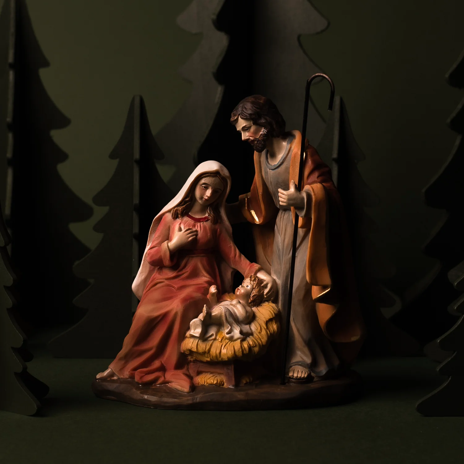 NATIVITY SCENE - CHRISTMAS NATIVITY - RESIN - Image 2