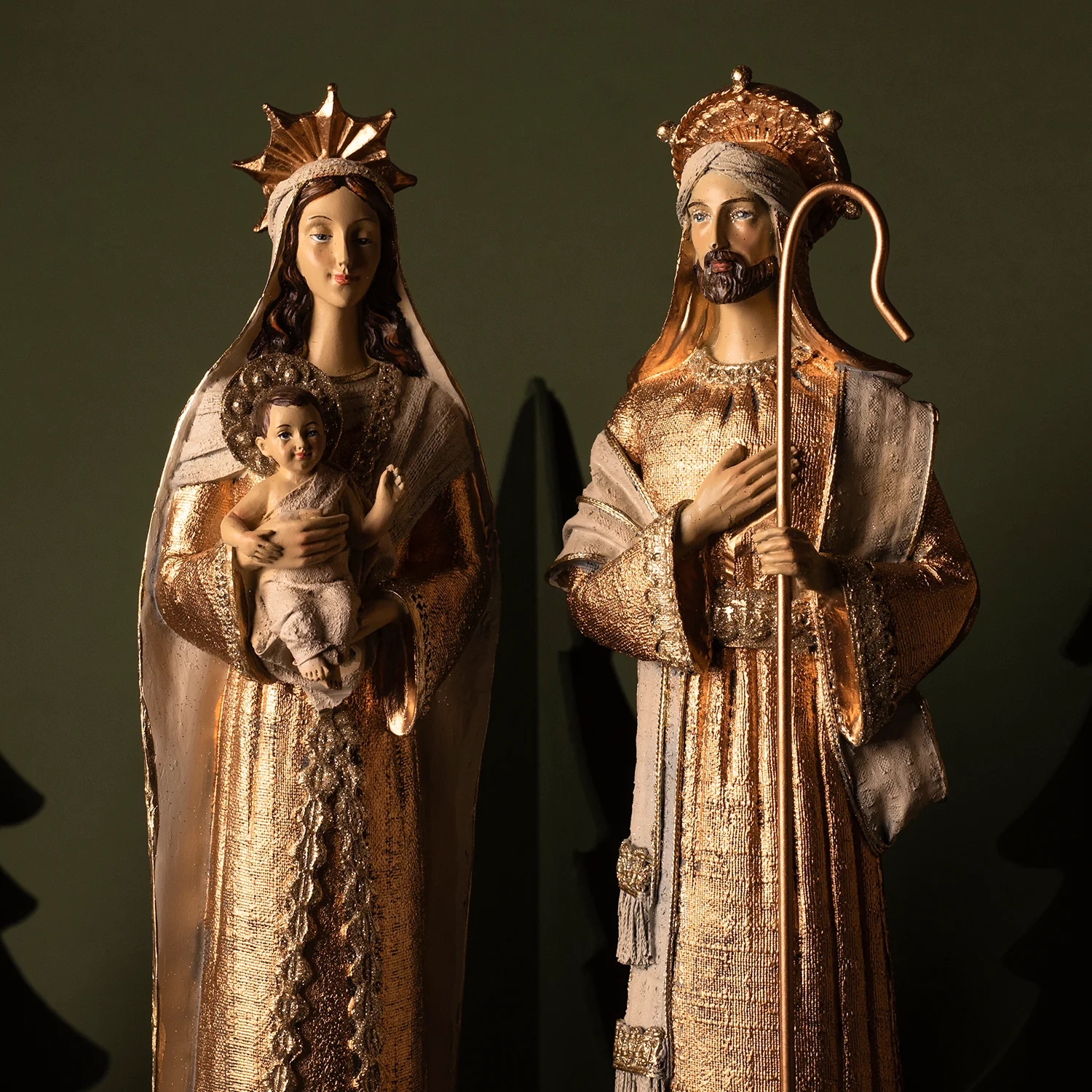 NATIVITY SET - TALL FIGURINES - RESIN - Image 3