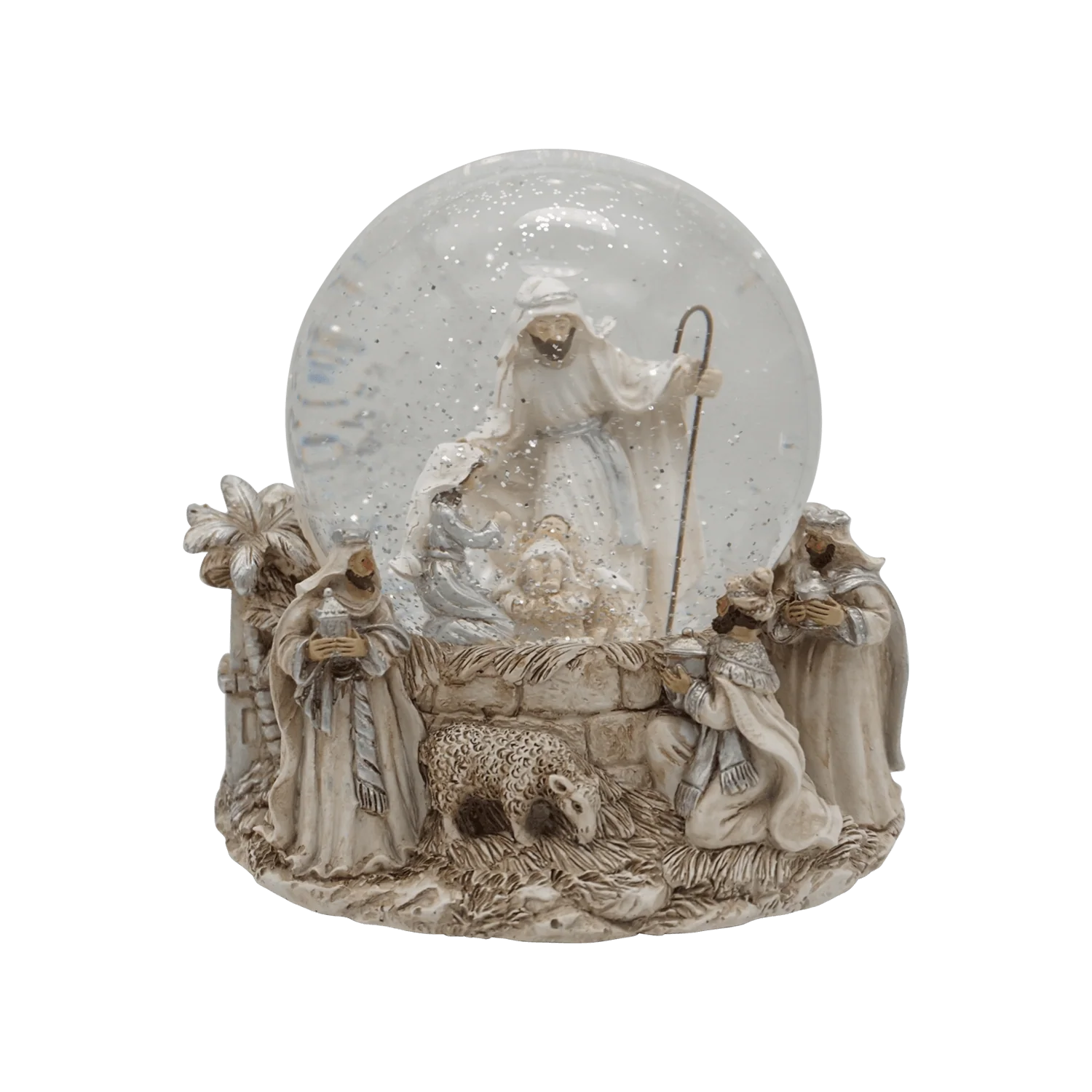 NAVITITY SCENE - MUSICAL SNOW GLOBE - CHRISTMAS