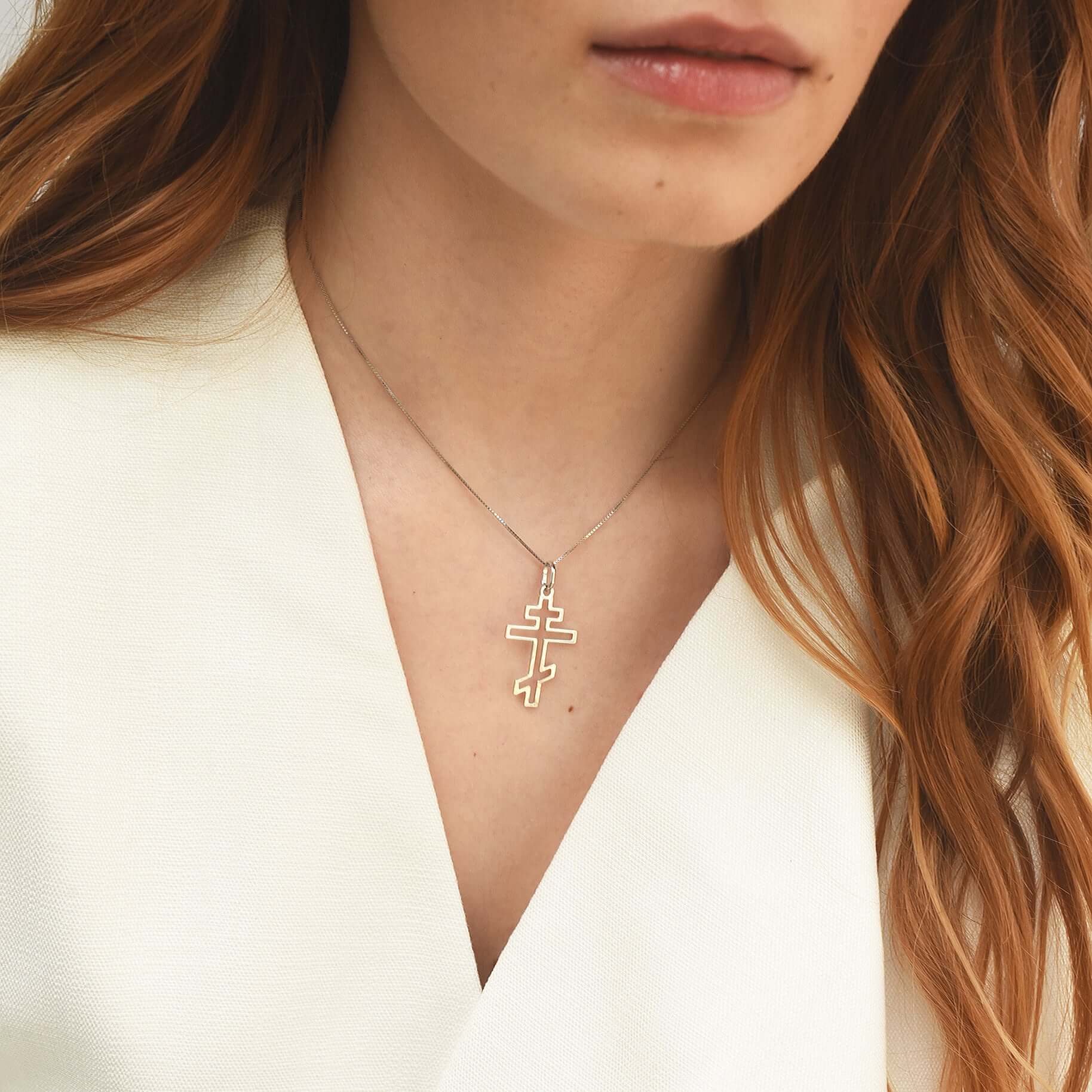 ORTHODOX - CROSS PENDANT - SILVER - Image 2