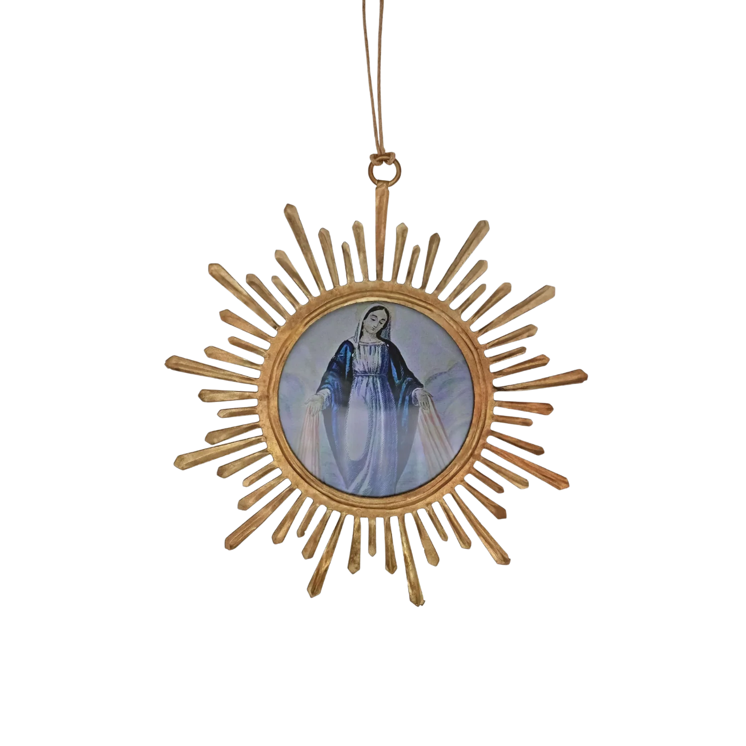 OUR LADY OF GRACE - CHRISTMAS TREE DECORATION - METAL
