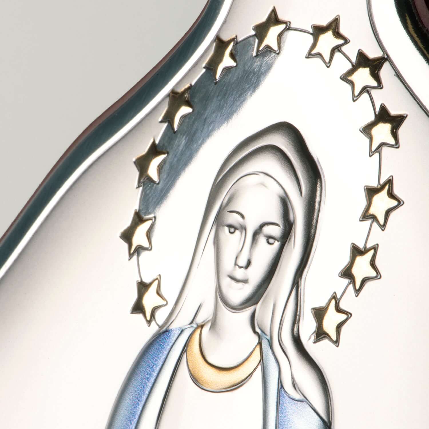 OUR LADY OF GRACE - RELIGIOUS PICTURE - SILVER - Image 4