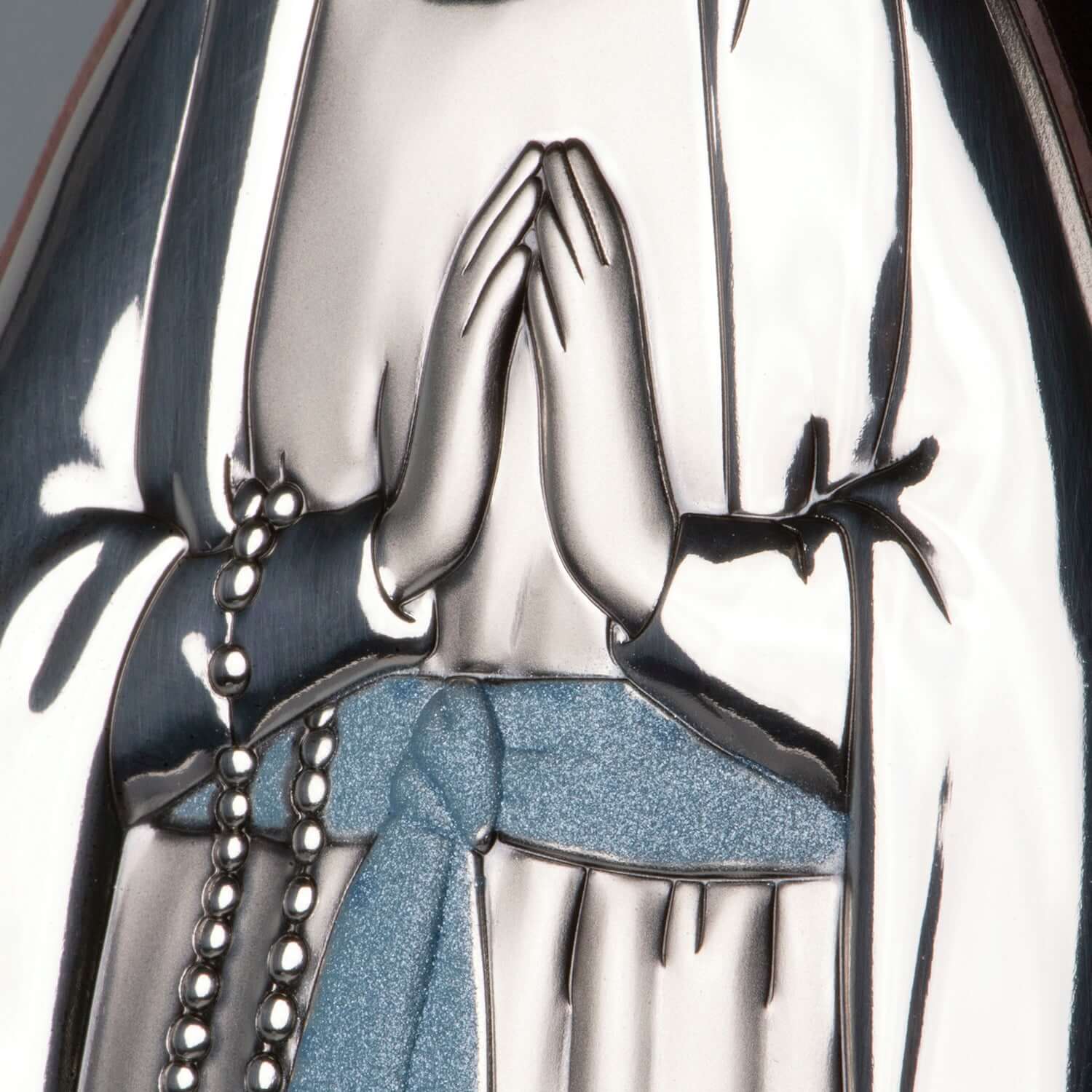 OUR LADY OF LOURDES - RELIGIOUS PICTURE - SILVER - Image 4