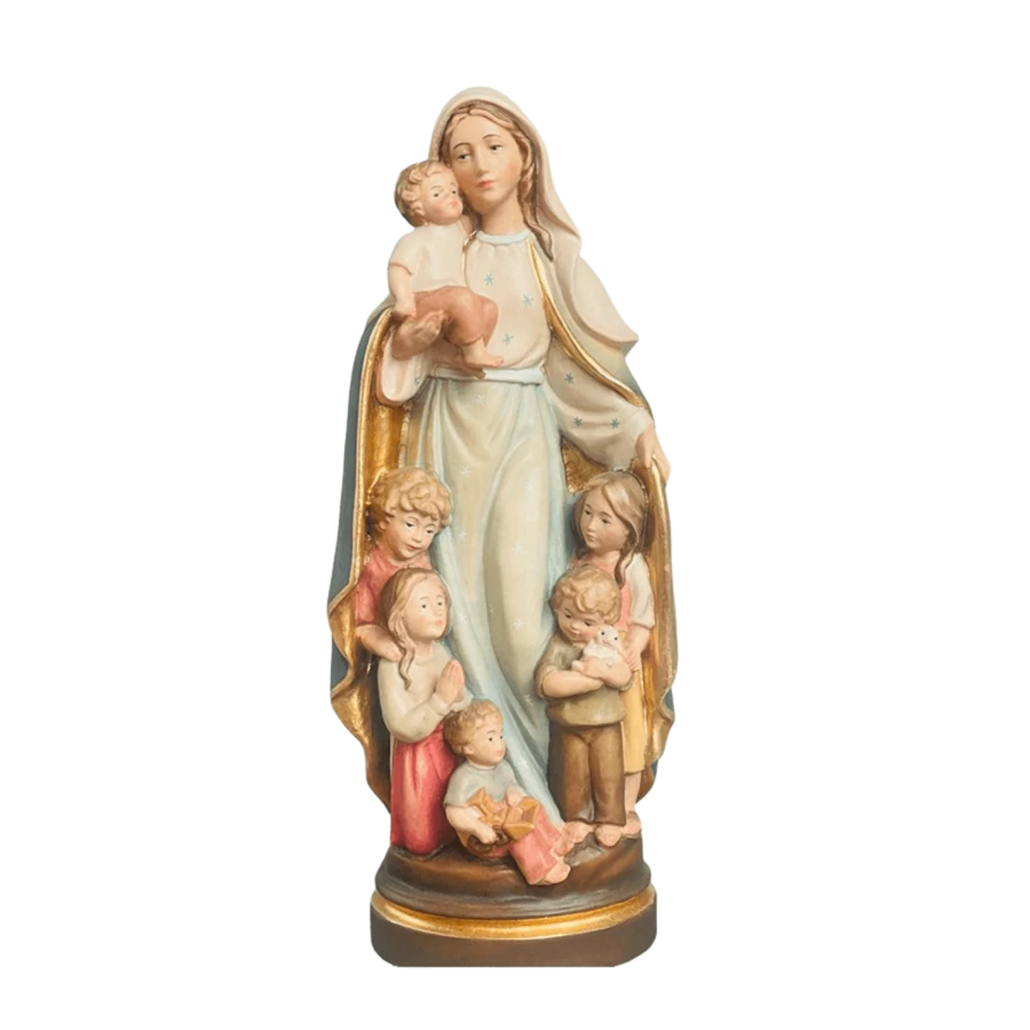 OUR LADY OF PROTECTION - STATUE - WOOD