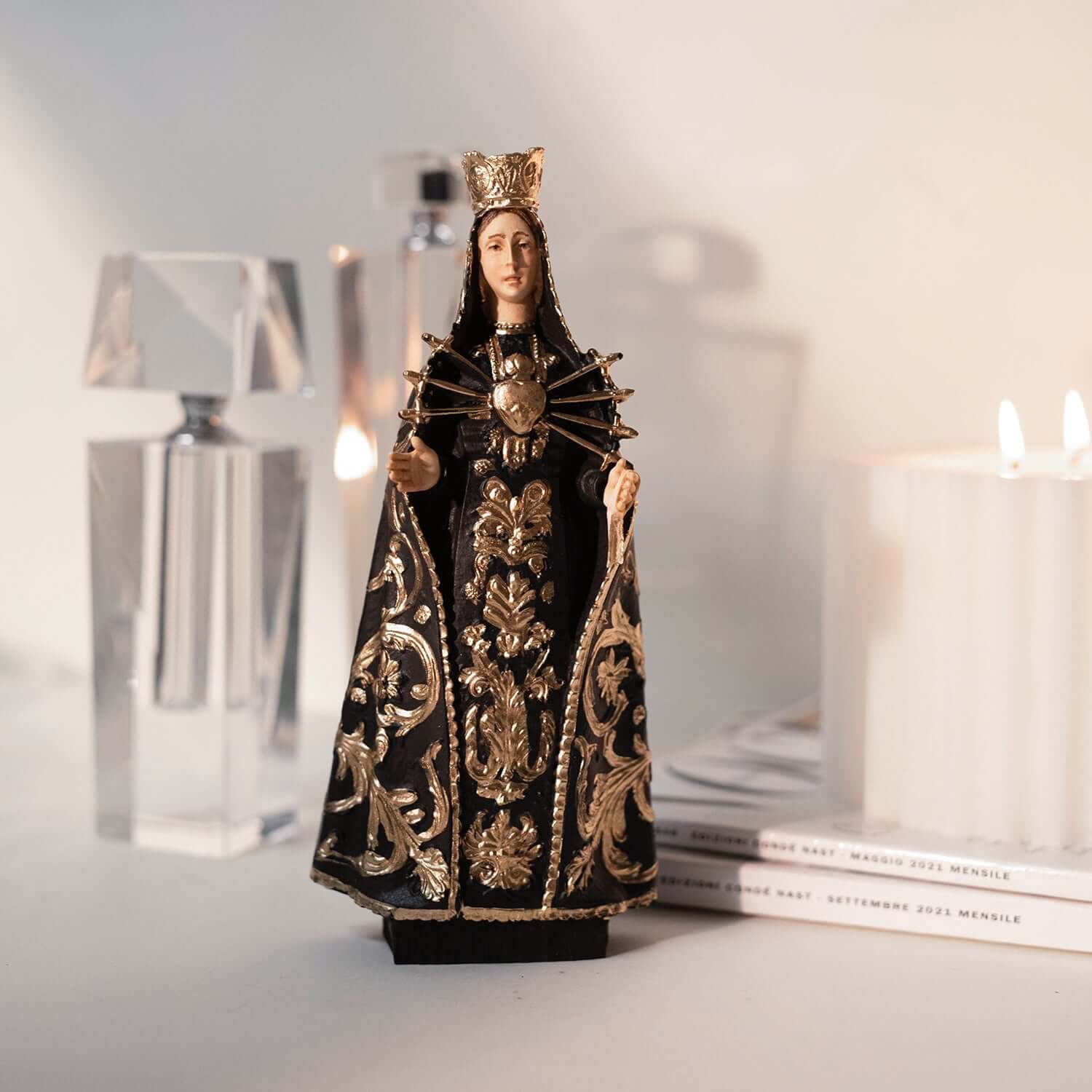 OUR LADY OF SORROWS - STATUE - RESIN - Image 2
