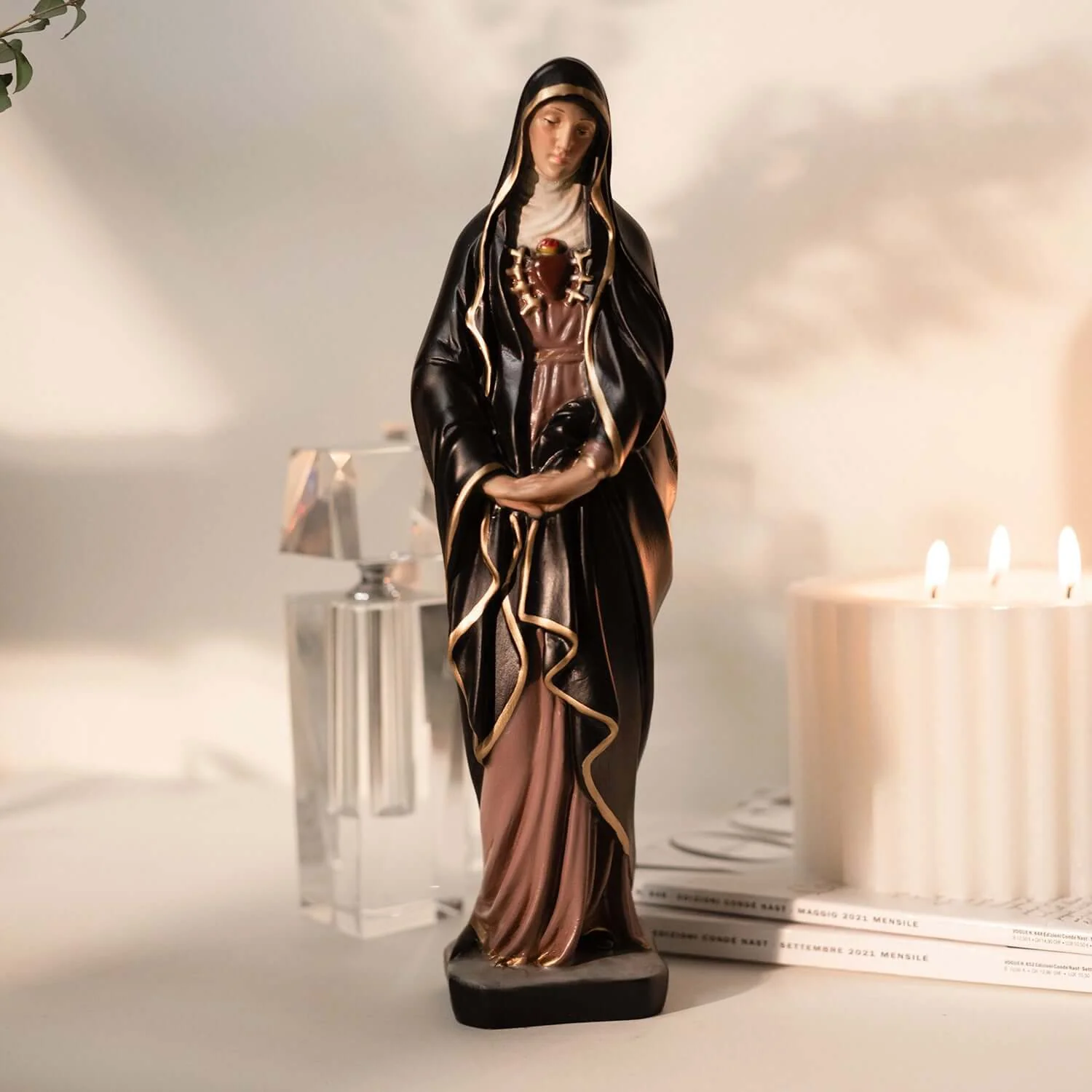 OUR LADY OF SORROWS - STATUE - RESIN - Image 2