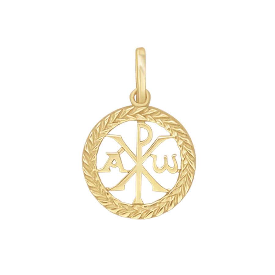 CHI RHO PENDANT - GOLD