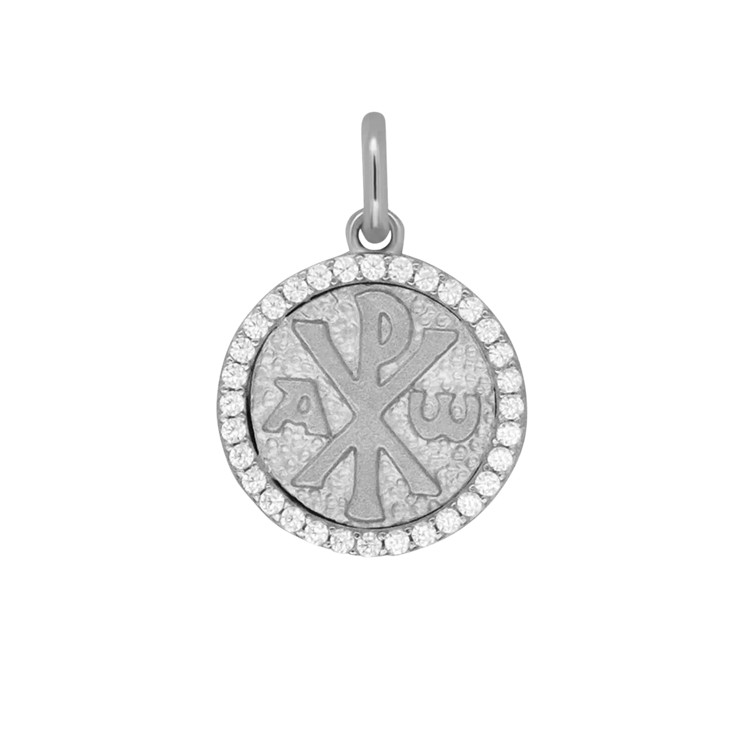 PEACE - PENDANT - WHITE GOLD