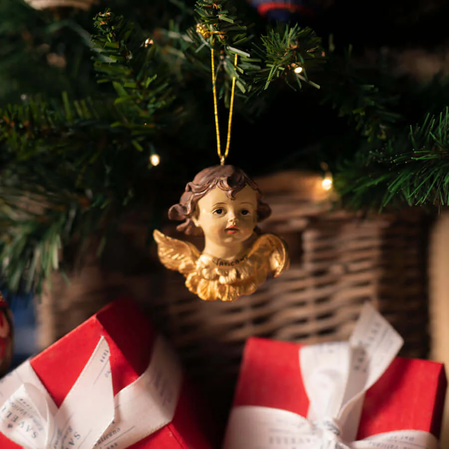PUTTO ANGEL - CHRISTMAS TREE DECORATION - RESIN - Image 2