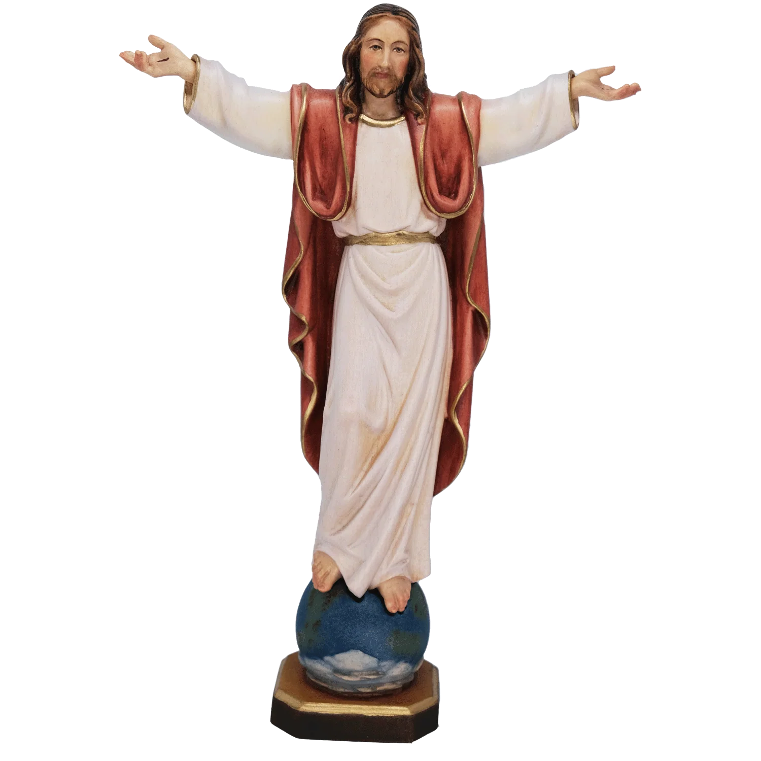 RESURRECTED JESUS - STATUE - WOOD