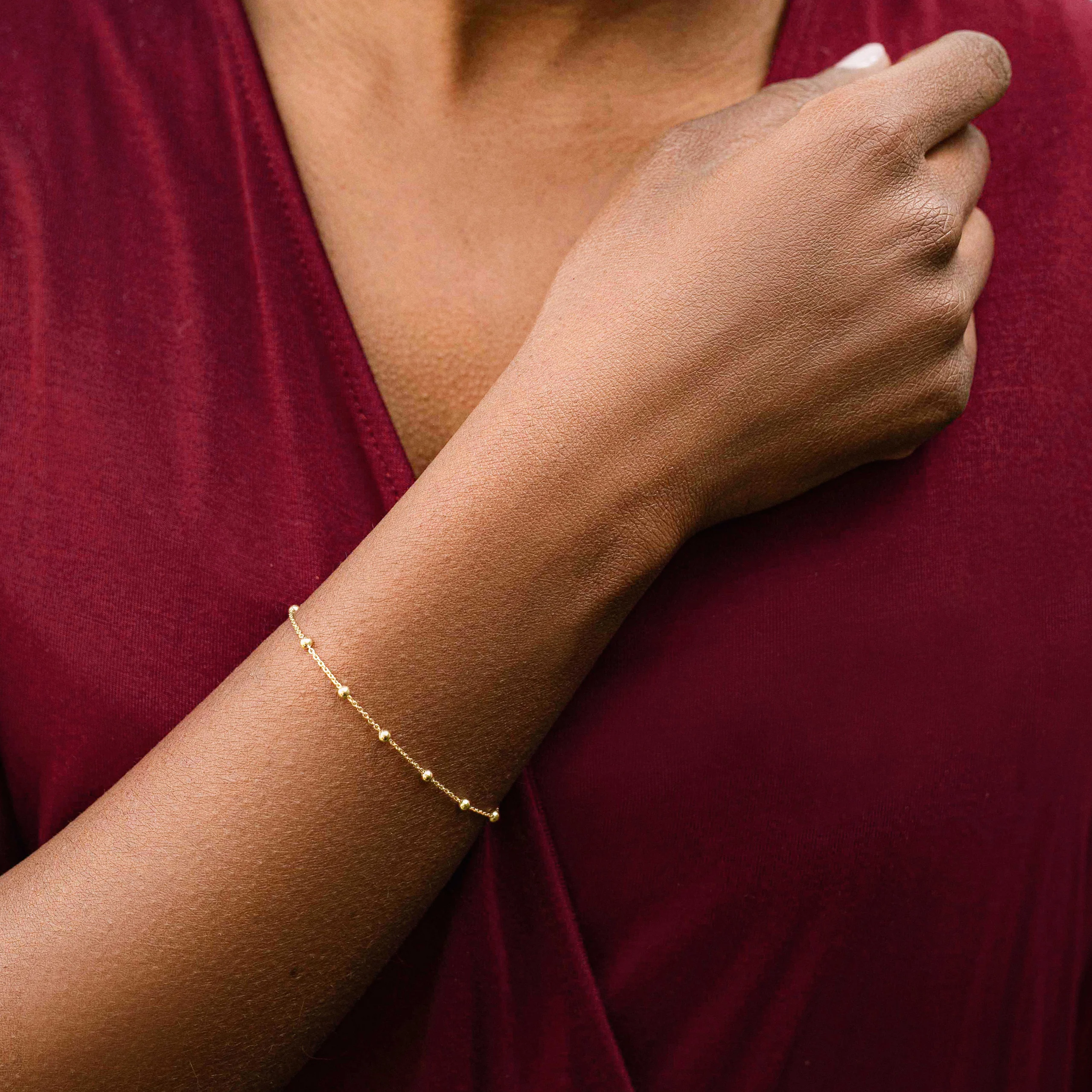 ROSARY BRACELET - VERMEIL SILVER - Image 3
